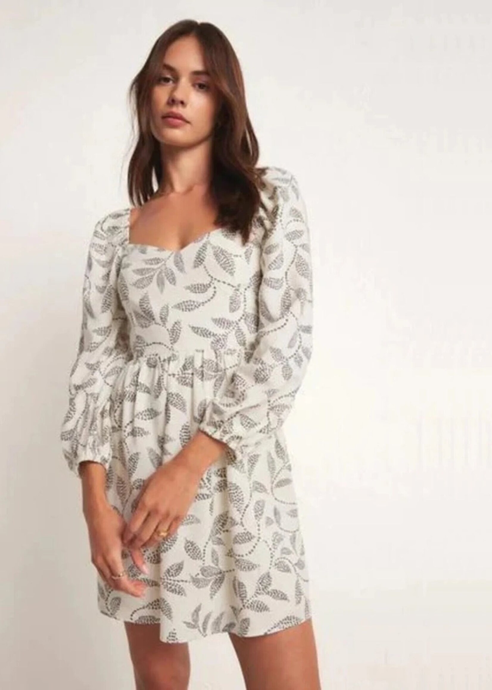 Z-Supply Z-Supply Honor Vine Mini Dress - Sandstone