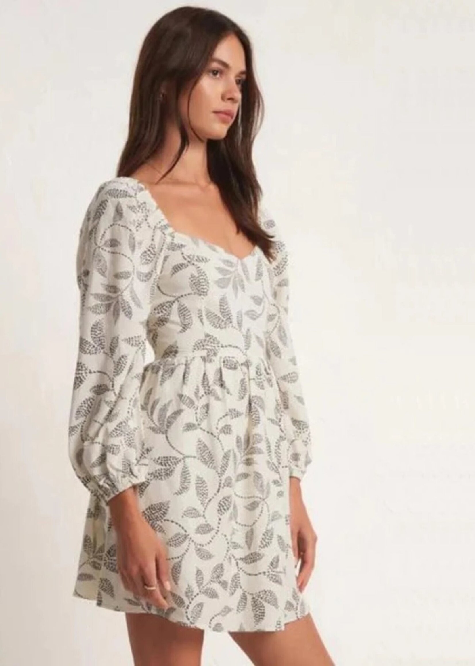Z-Supply Z-Supply Honor Vine Mini Dress - Sandstone