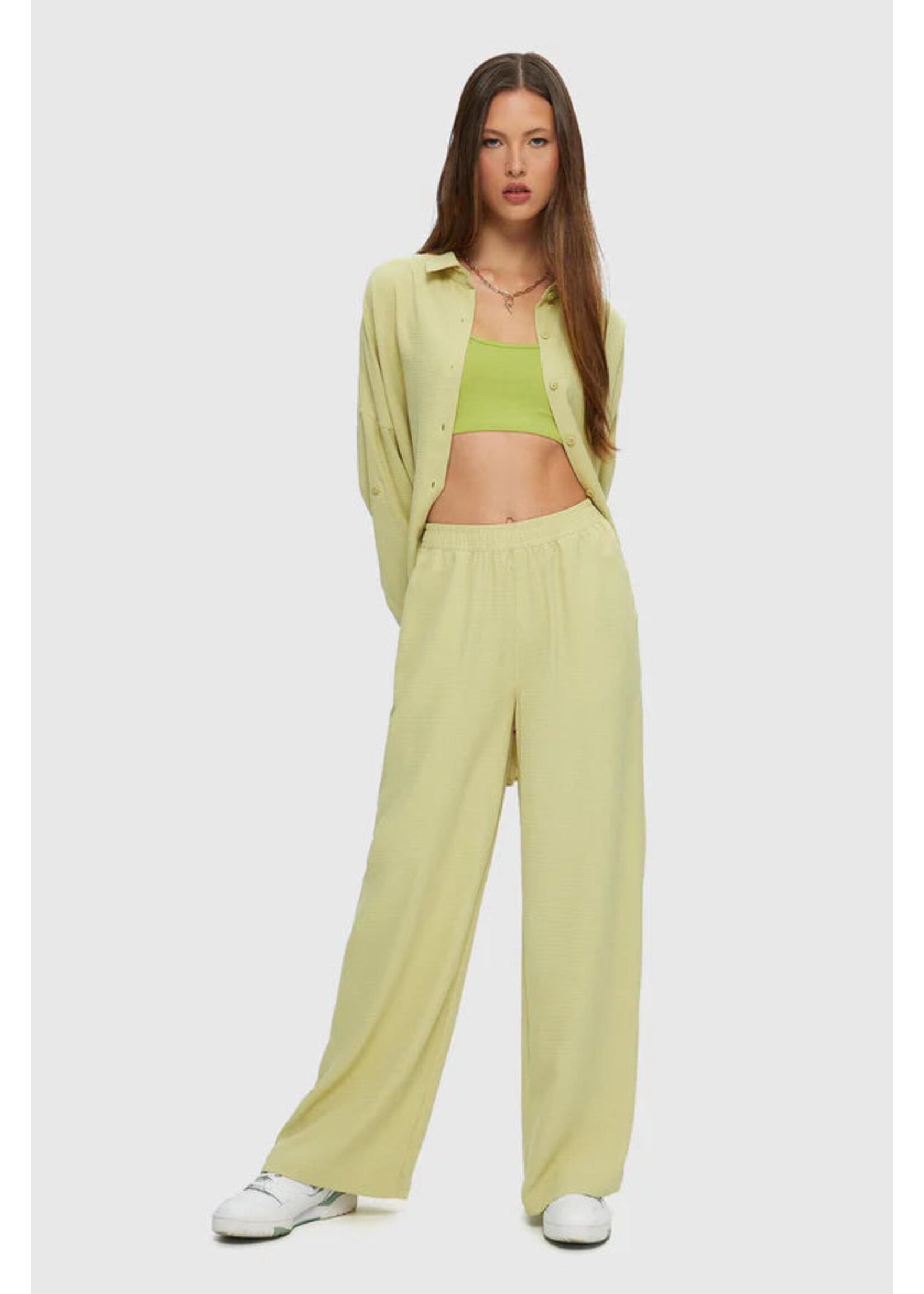 Kuwalla Kuwalla Wide Leg Beach Pant - Lime
