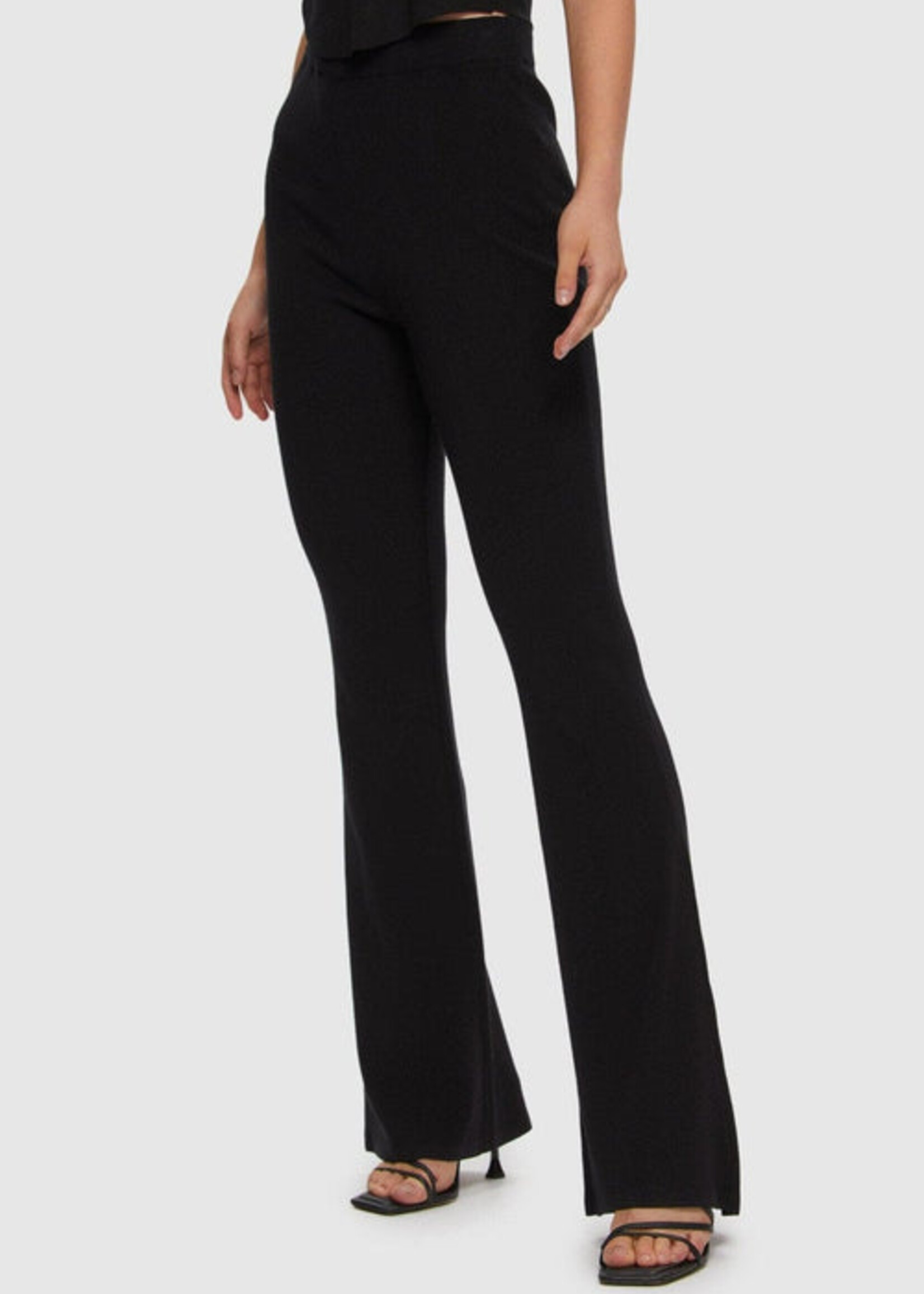 Kuwalla Kuwalla Pantalon En Tricot À Pattes D'éléphant - Noir