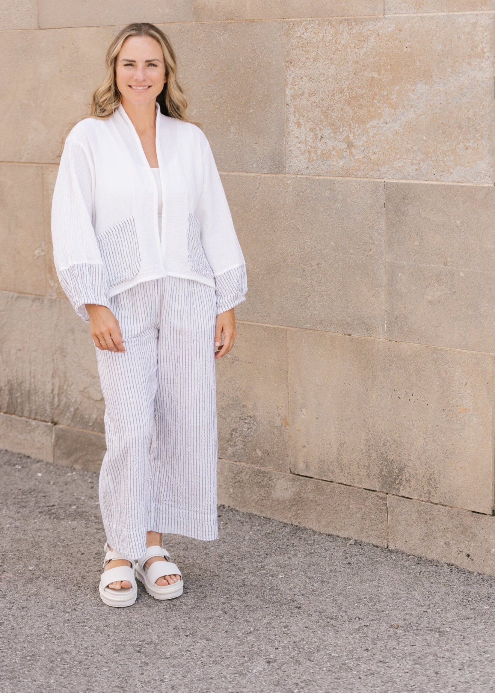 Shannon Passero Yucca Crop Pant - White