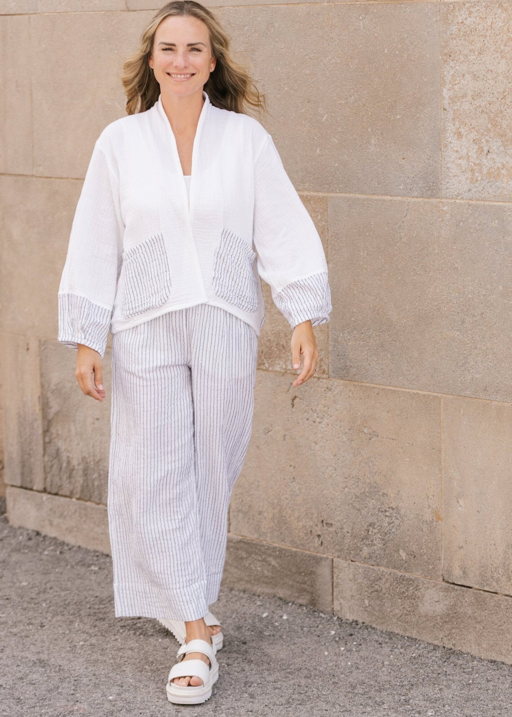 Shannon Passero Yucca Crop Pant - White
