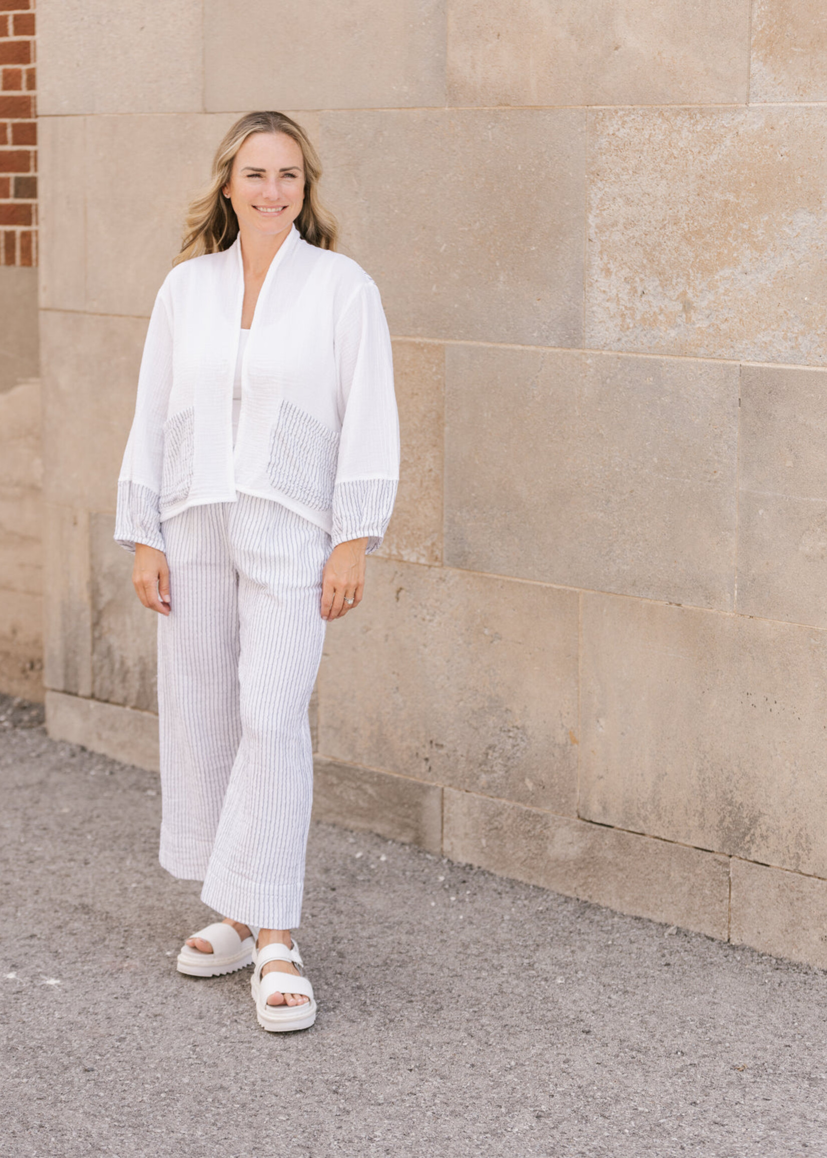 Shannon Passero Yucca Crop Pant - White