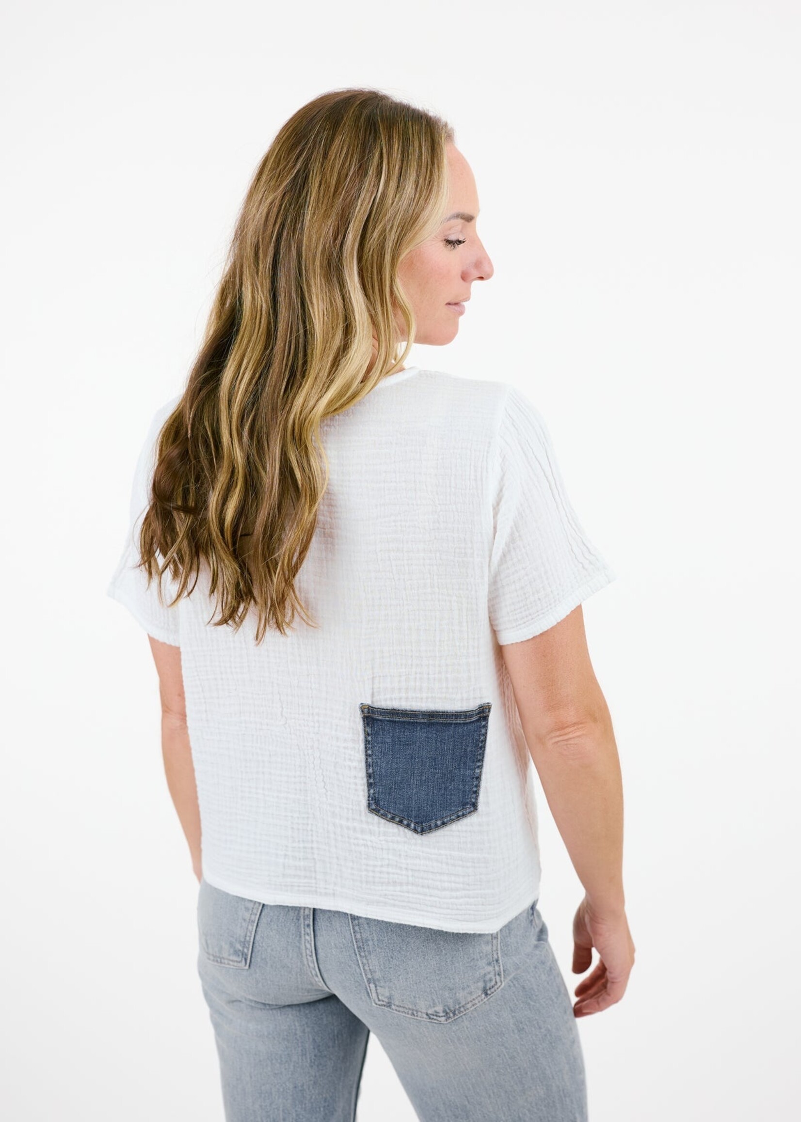 Shannon Passero Haut Aletta - Blanc