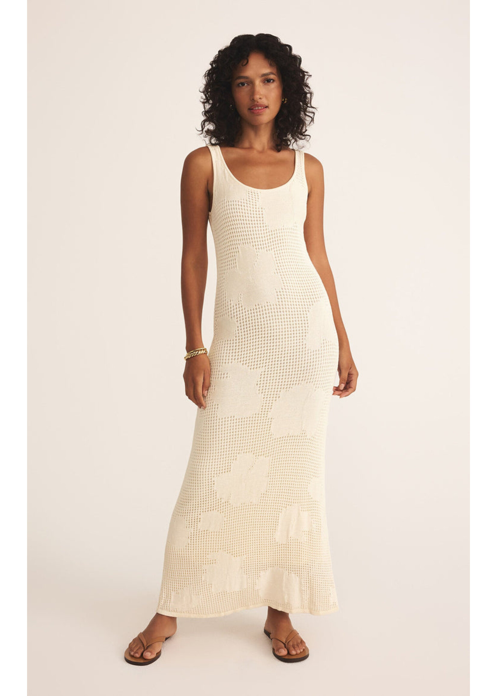 Z-Supply Z-Supply Praya Fleur Crochet Dress - Natural