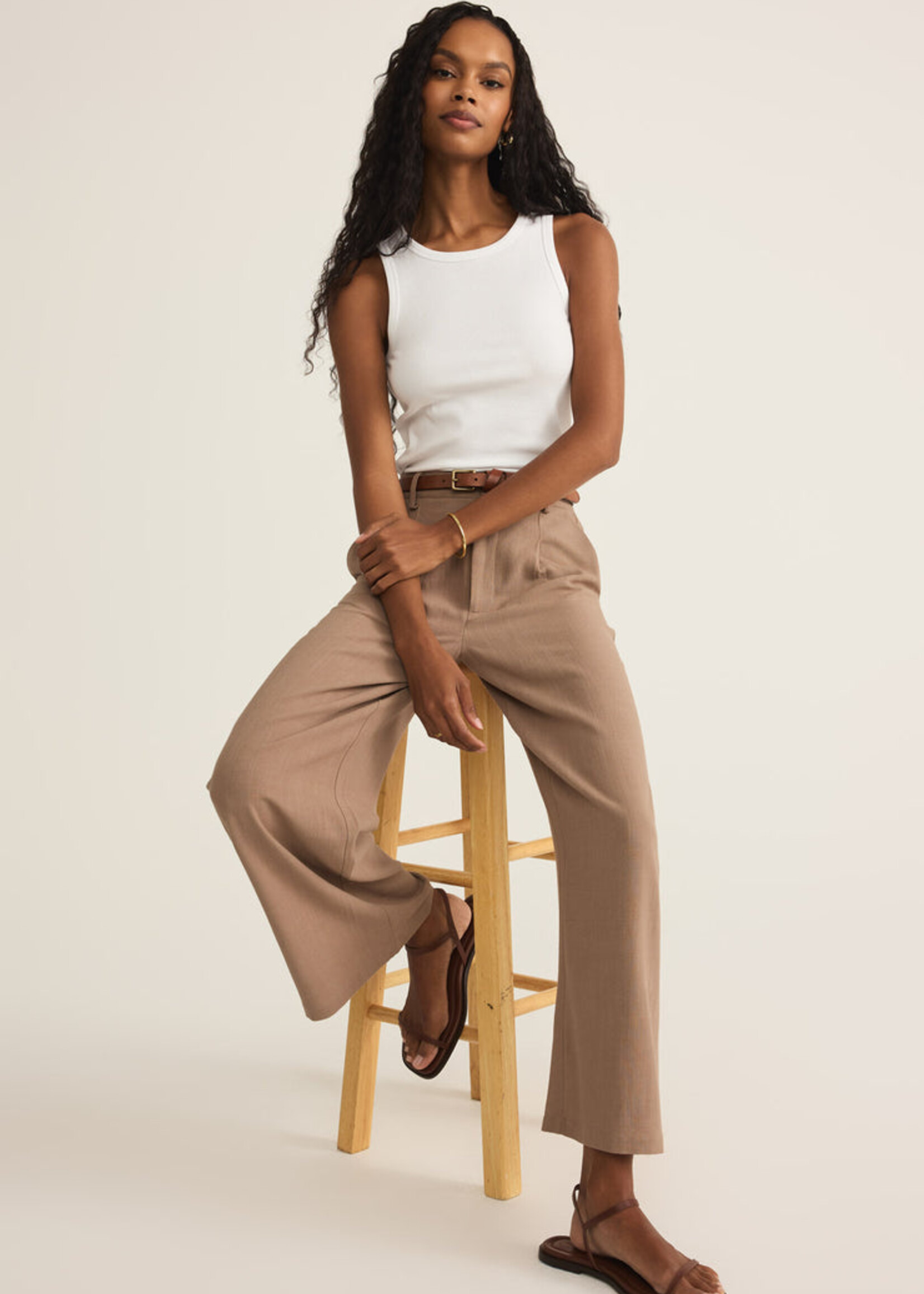 Z-Supply Z-Supply Pantalon Vista - Iced Coffee