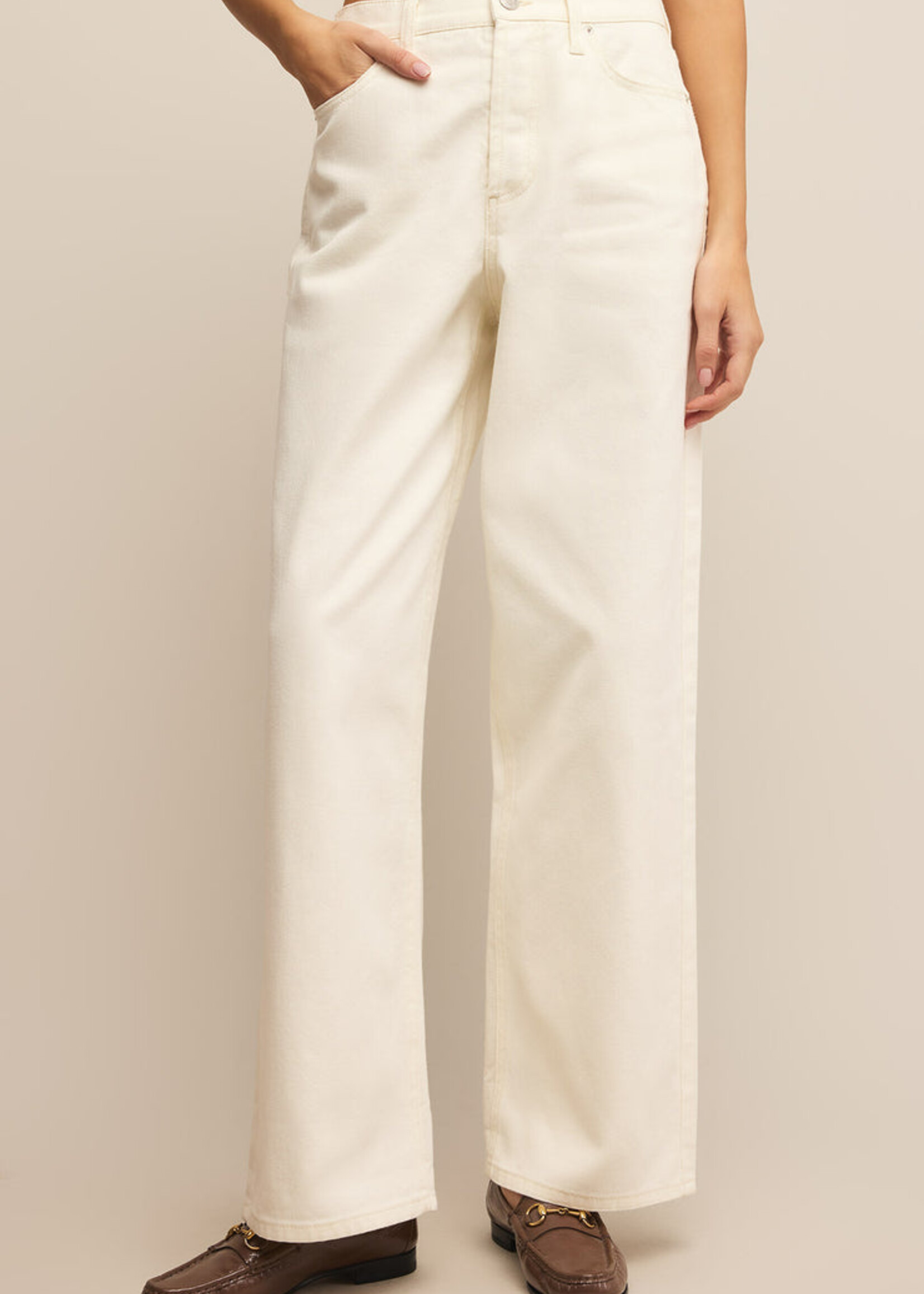 Z-Supply Z-Supply Pantalon En Jean Lou - Off White