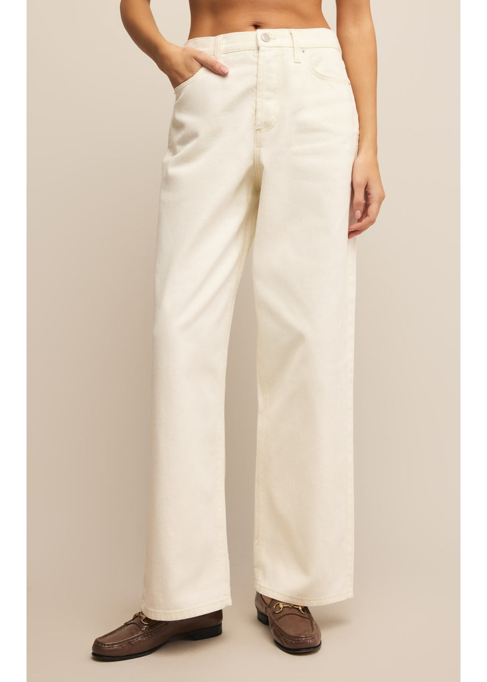 Z-Supply Z-Supply Pantalon En Jean Lou - Off White