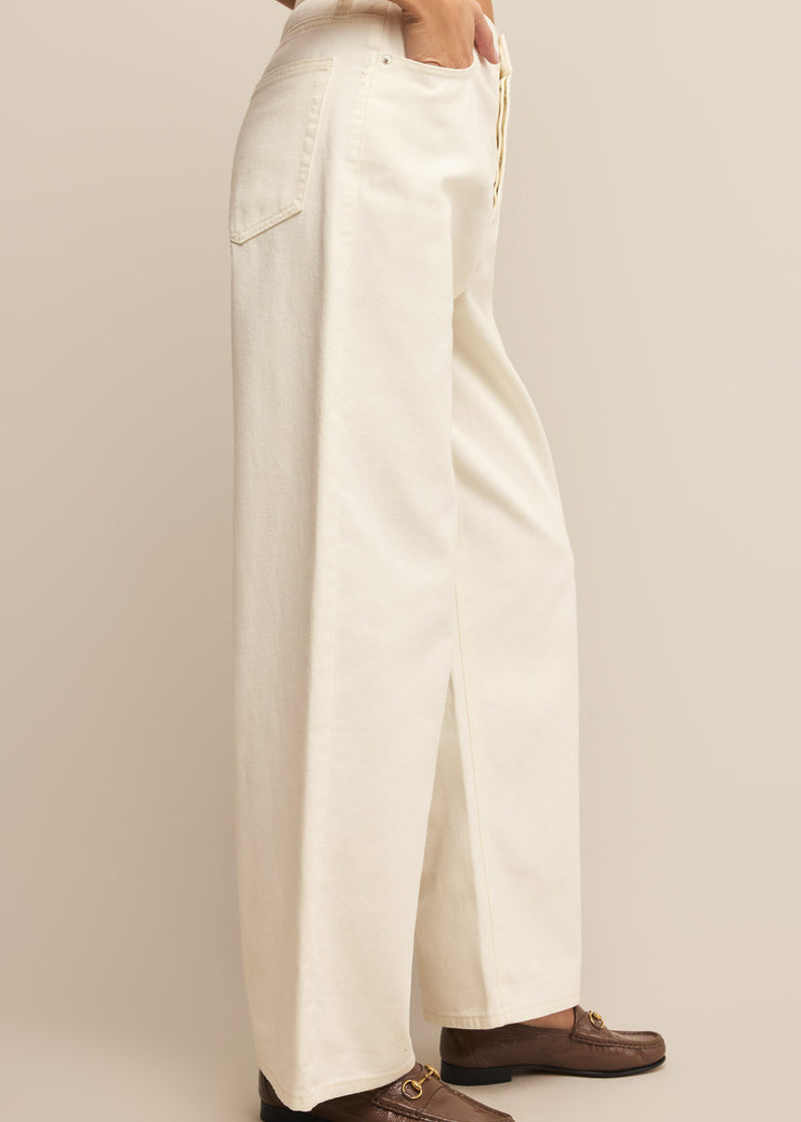 Z-Supply Z-Supply Pantalon En Jean Lou - Off White