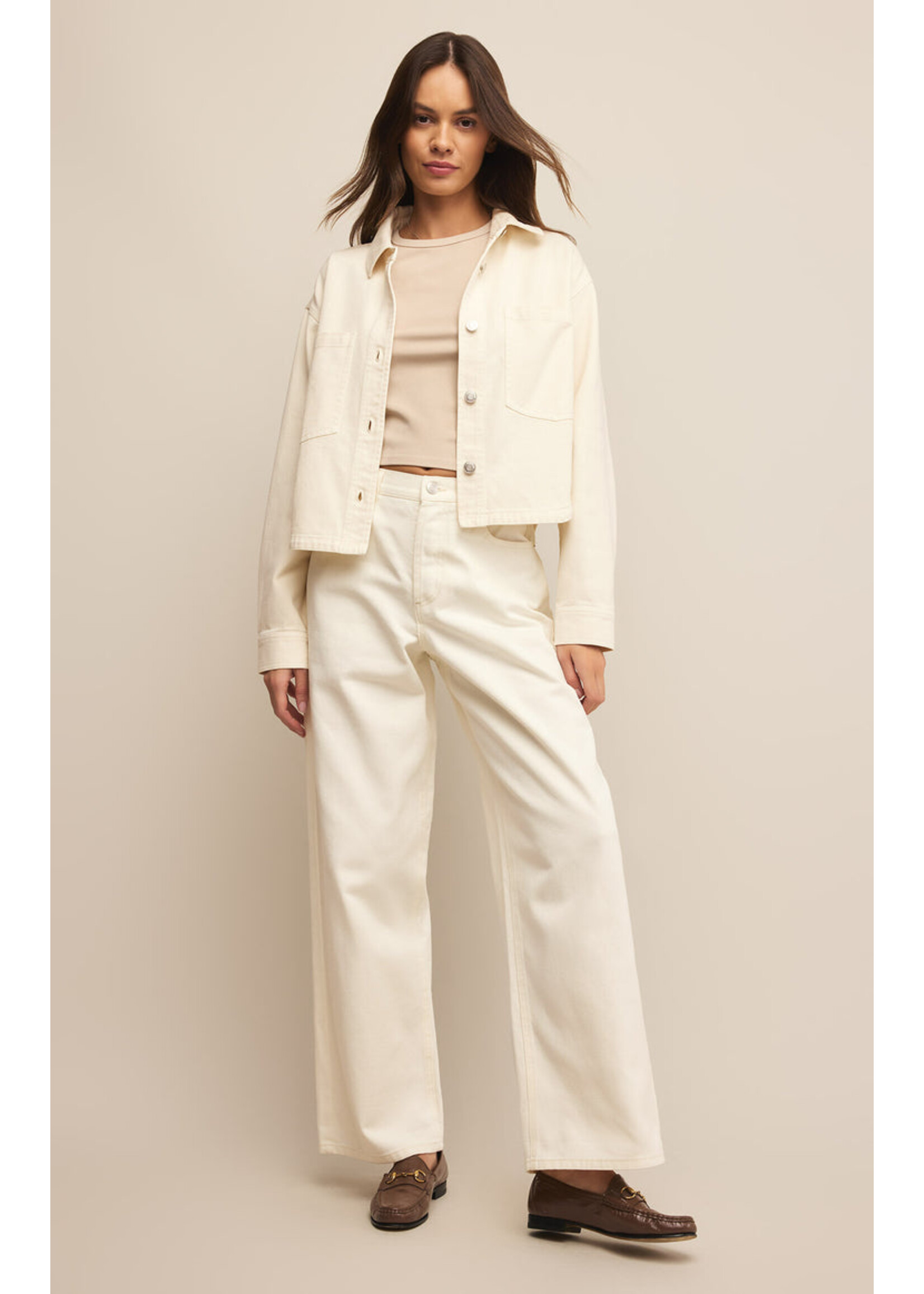 Z-Supply Z-Supply Pantalon En Jean Lou - Off White