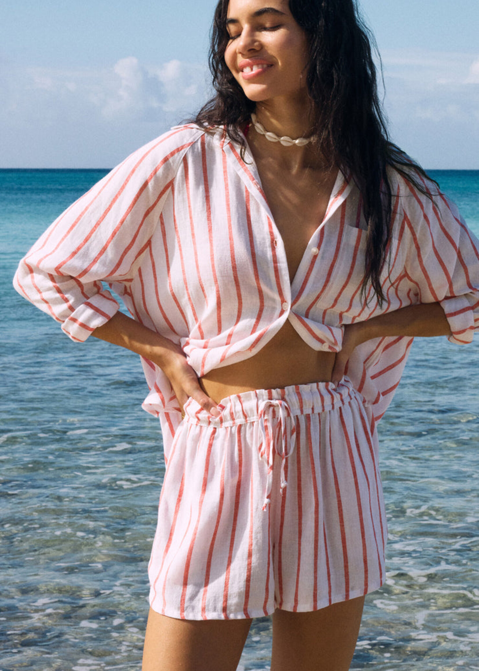 Z-Supply Z-Supply The Perfect Line Short - Cabana Red