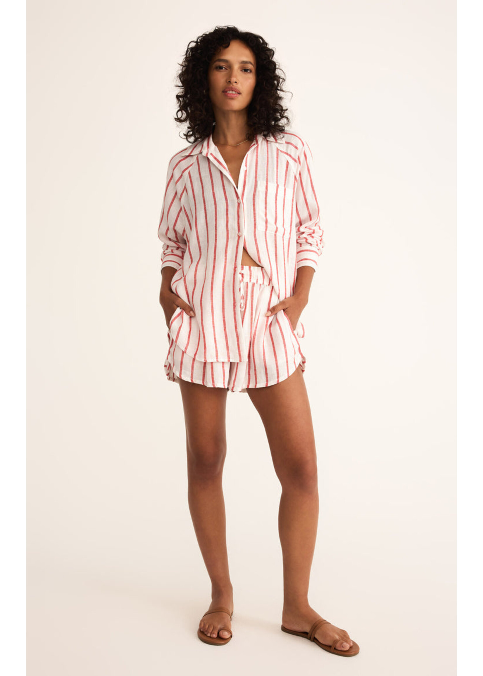 Z-Supply Z-Supply Short The Perfect Line - Cabana Red