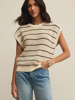 Z-Supply Z-Supply Pull Rayé Ines - Sea Salt