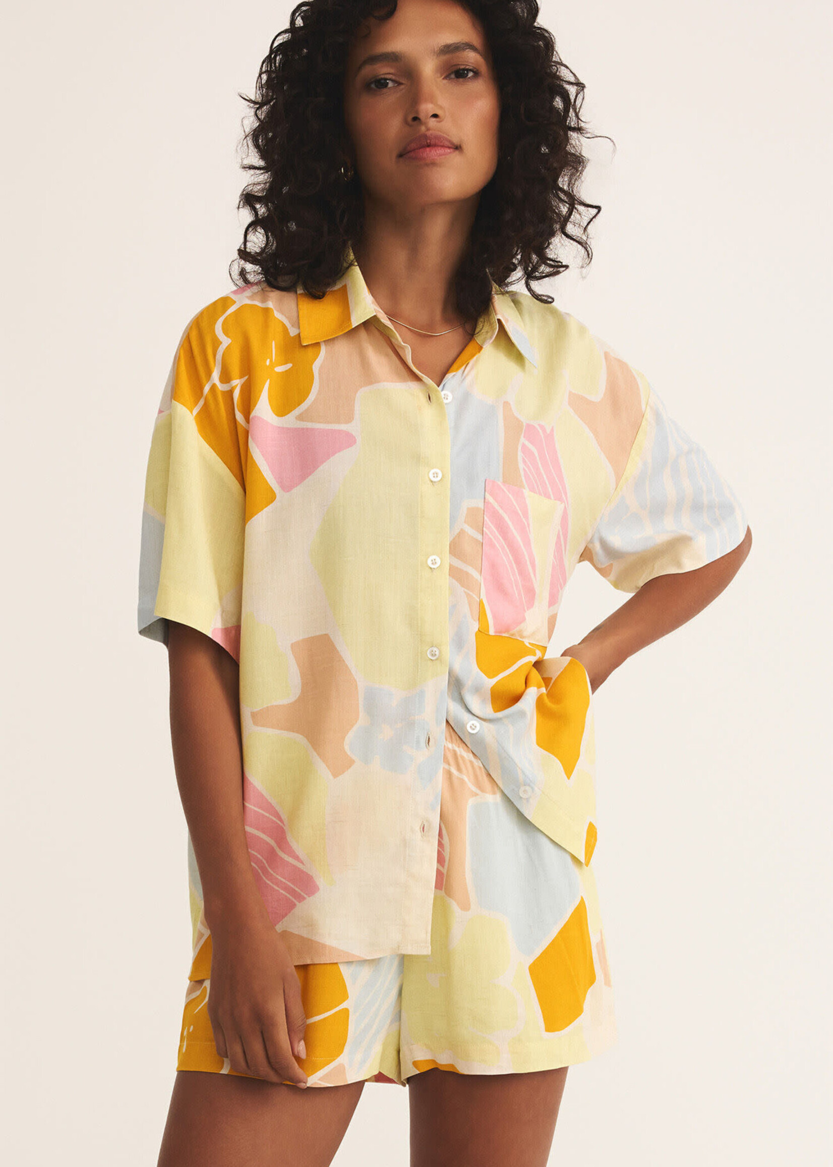 Z-Supply Z-Supply Tinsley Riviera Linen Shirt - Mellow Yellow