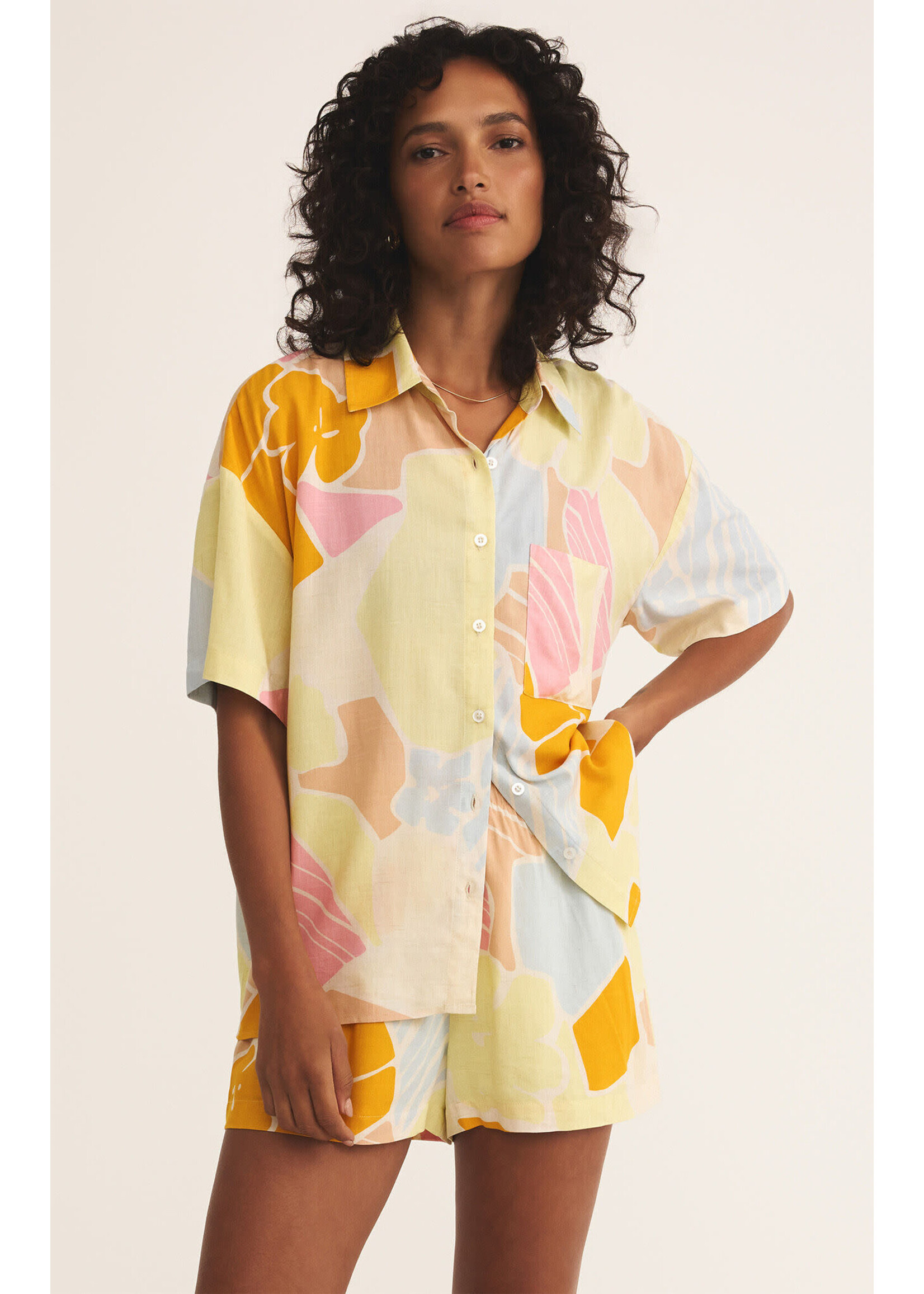 Z-Supply Z-Supply Tinsley Riviera Linen Shirt - Mellow Yellow