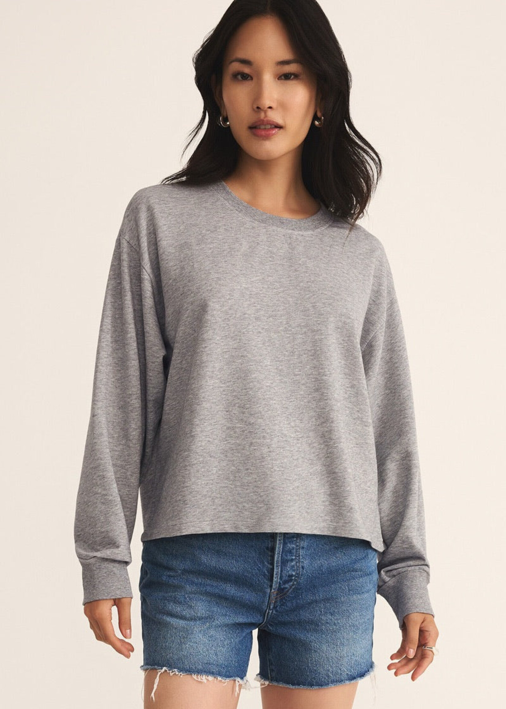 Z-Supply Z-Supply Ellis Sweatshirt - Classic Heather Grey