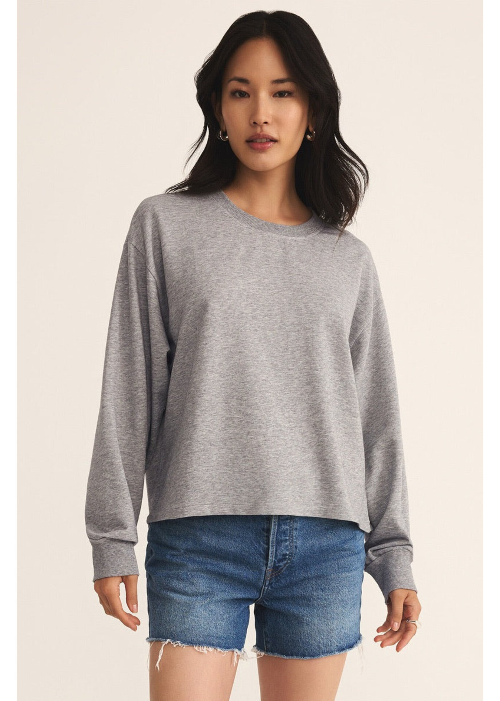 Z-Supply Z-Supply Ellis Sweatshirt - Classic Heather Grey