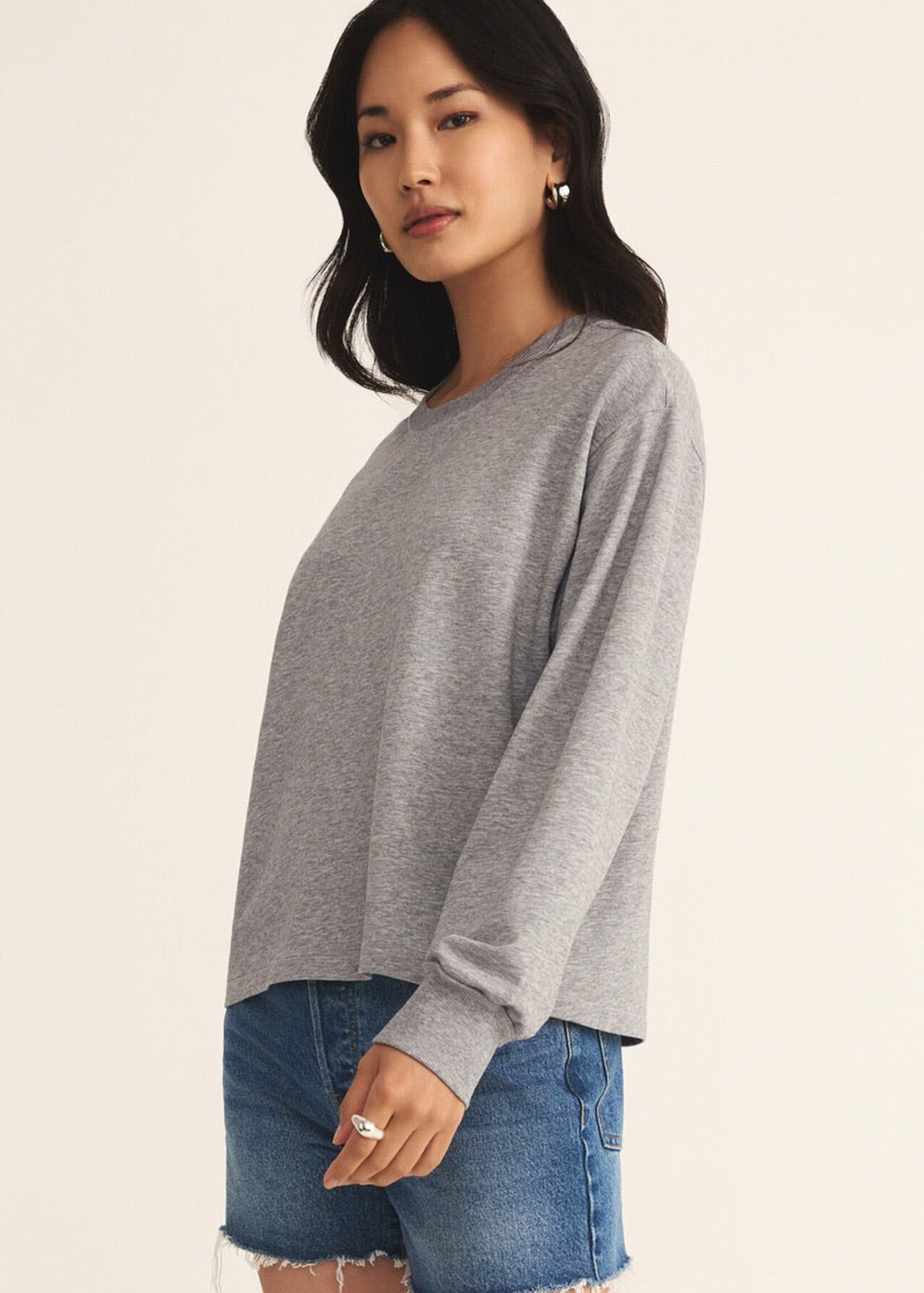 Z-Supply Z-Supply Ellis Sweatshirt - Classic Heather Grey