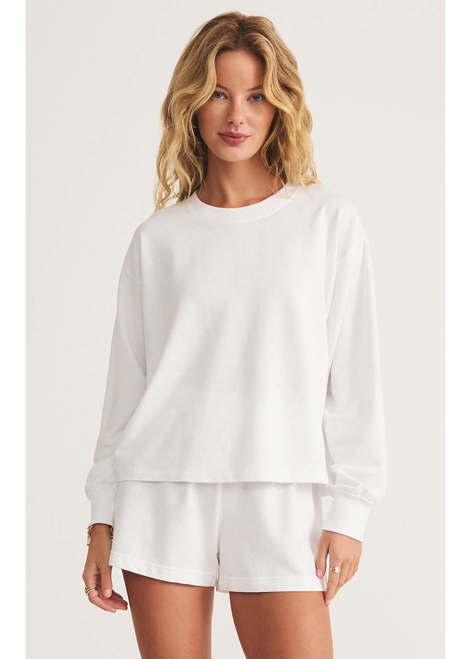 Z-Supply Z-Supply Sweat-Shirt Ellis - Blanc