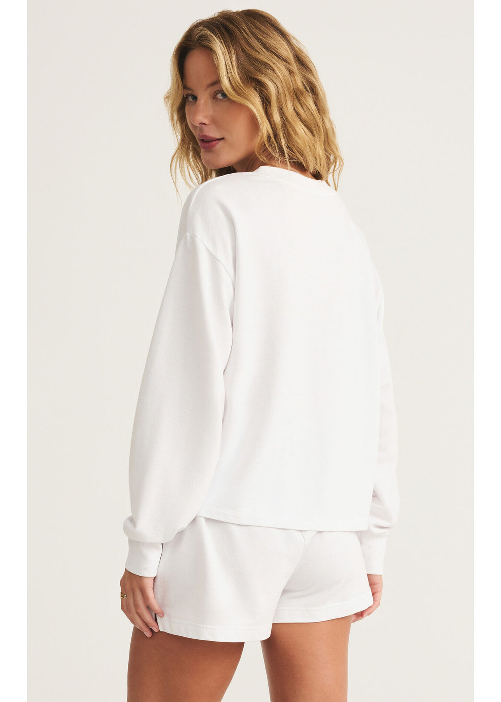 Z-Supply Z-Supply Sweat-Shirt Ellis - Blanc