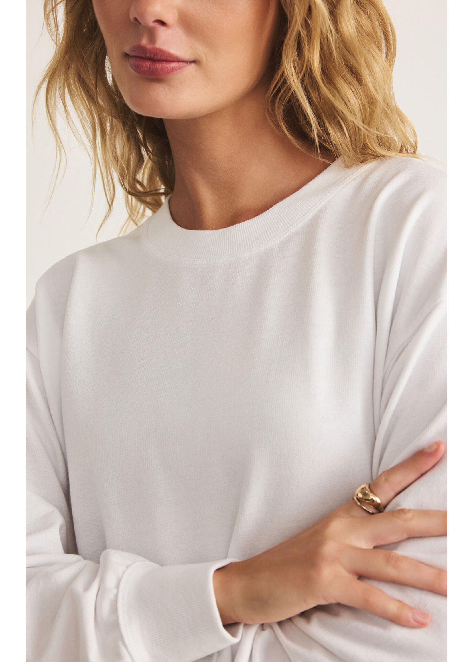 Z-Supply Z-Supply Sweat-Shirt Ellis - Blanc