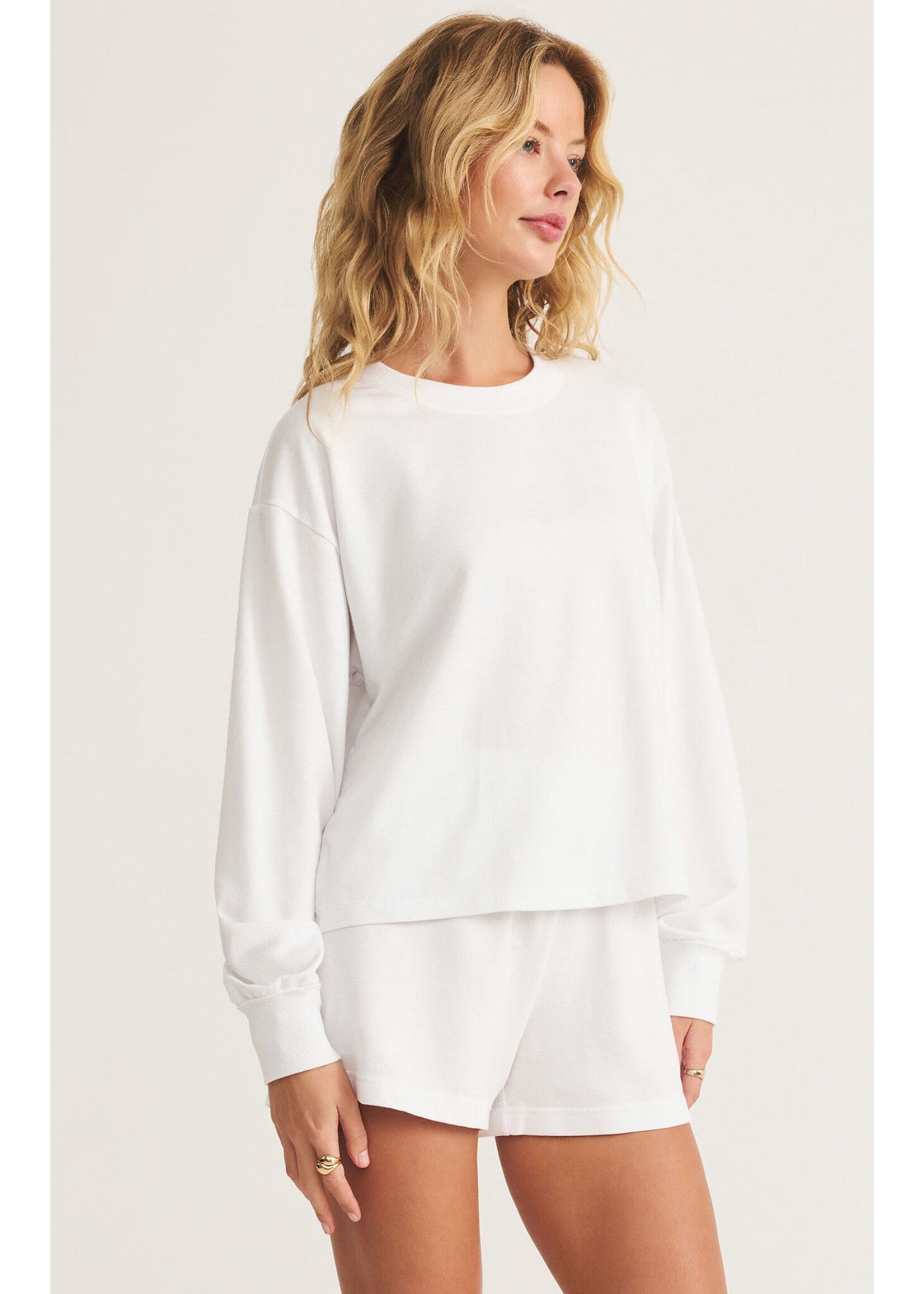 Z-Supply Z-Supply Sweat-Shirt Ellis - Blanc