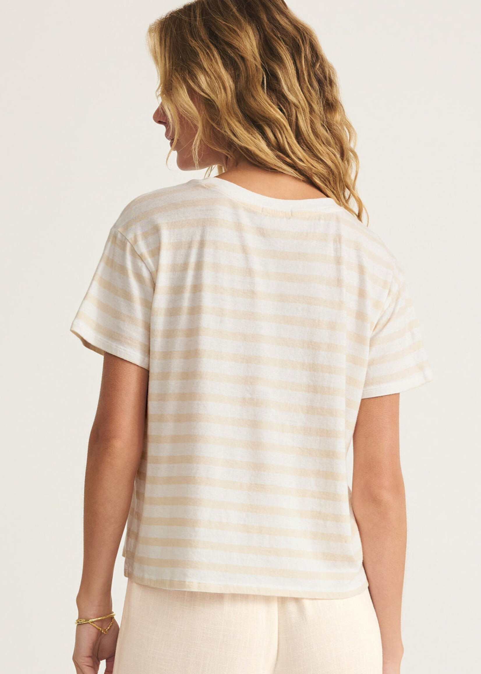 Z-Supply Z-Supply Go To Stripe Tee - Panna Cotta