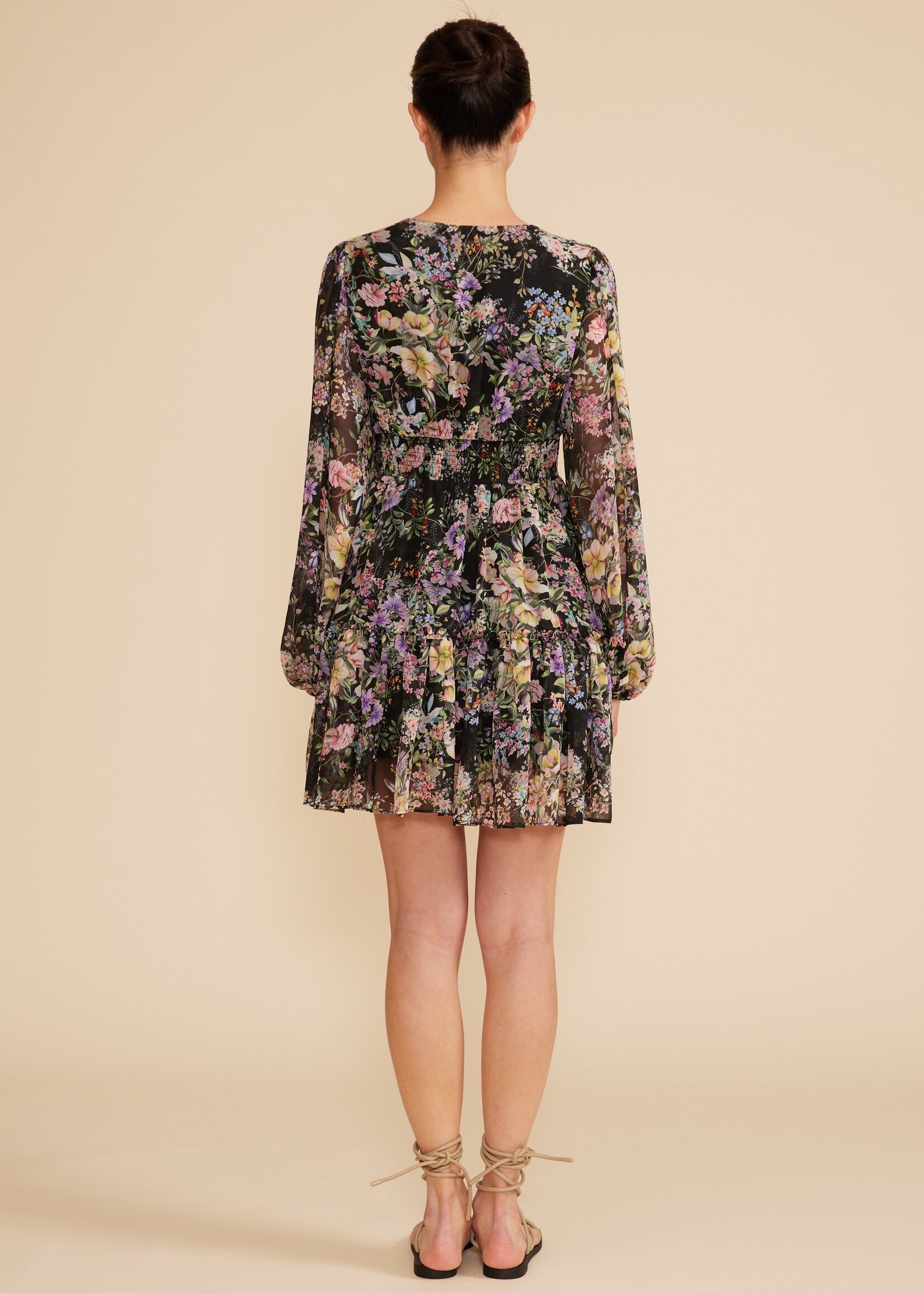 Lucy Paris Lucy Paris Myra Mini Dress - Black Floral