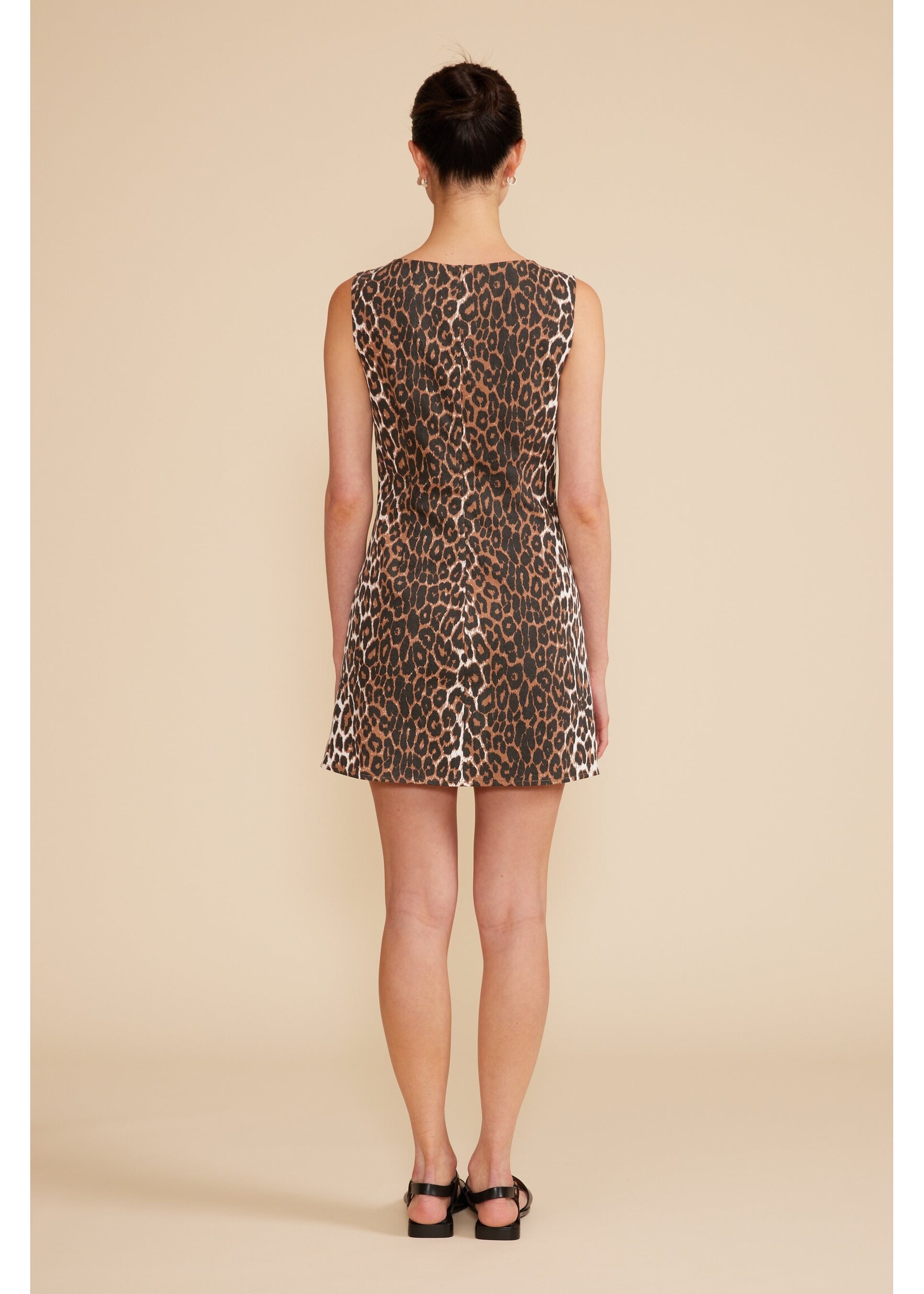 Lucy Paris Lucy Paris Robe Courte Cara - Léopard
