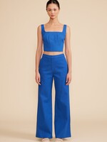Lucy Paris Lucy Paris Renna Crop Top - Blue