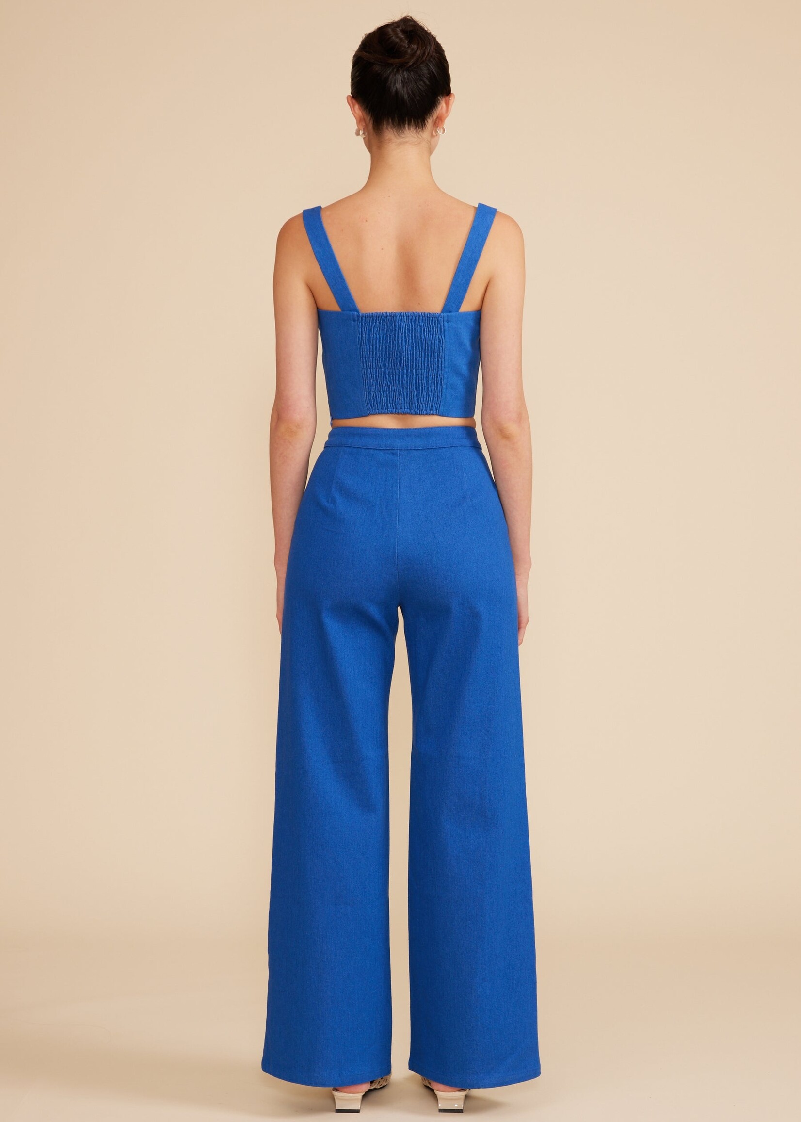 Lucy Paris Lucy Paris Haut Court Renna - Bleu