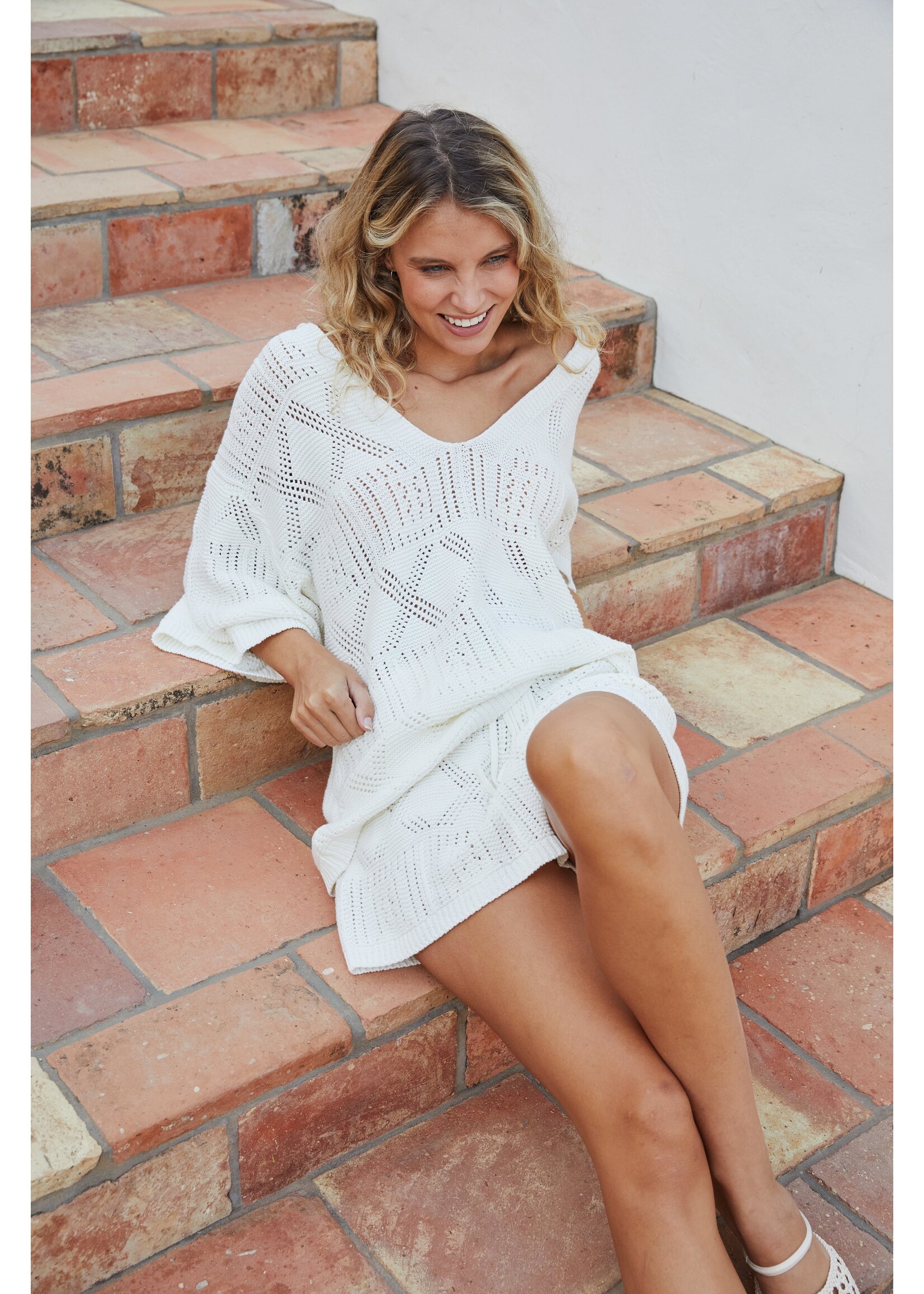Lucy Paris Lucy Paris Haut En Tricot Alia - Cream
