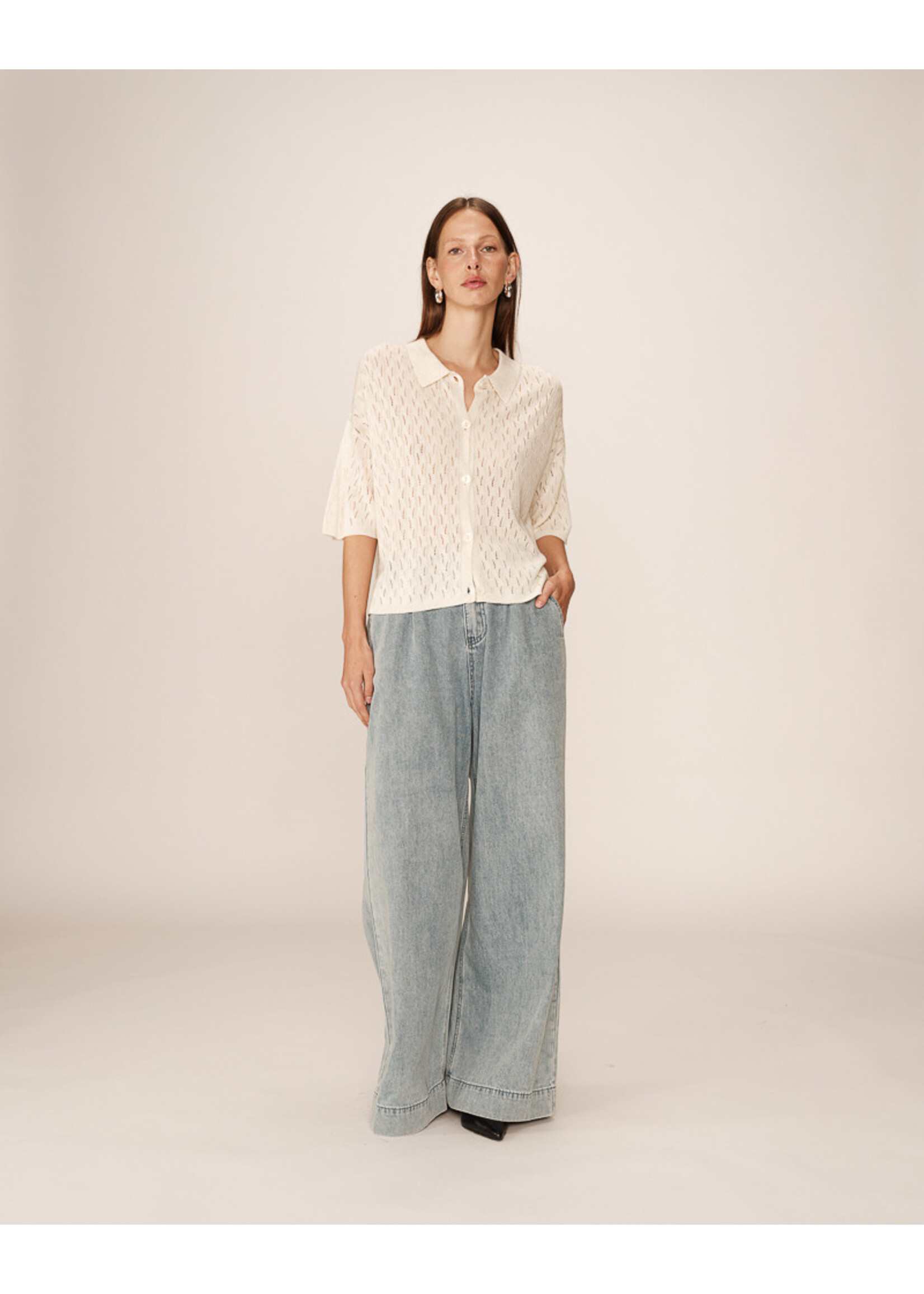 Grace and Mila Grace & Mila Pao Cardigan - Ecru