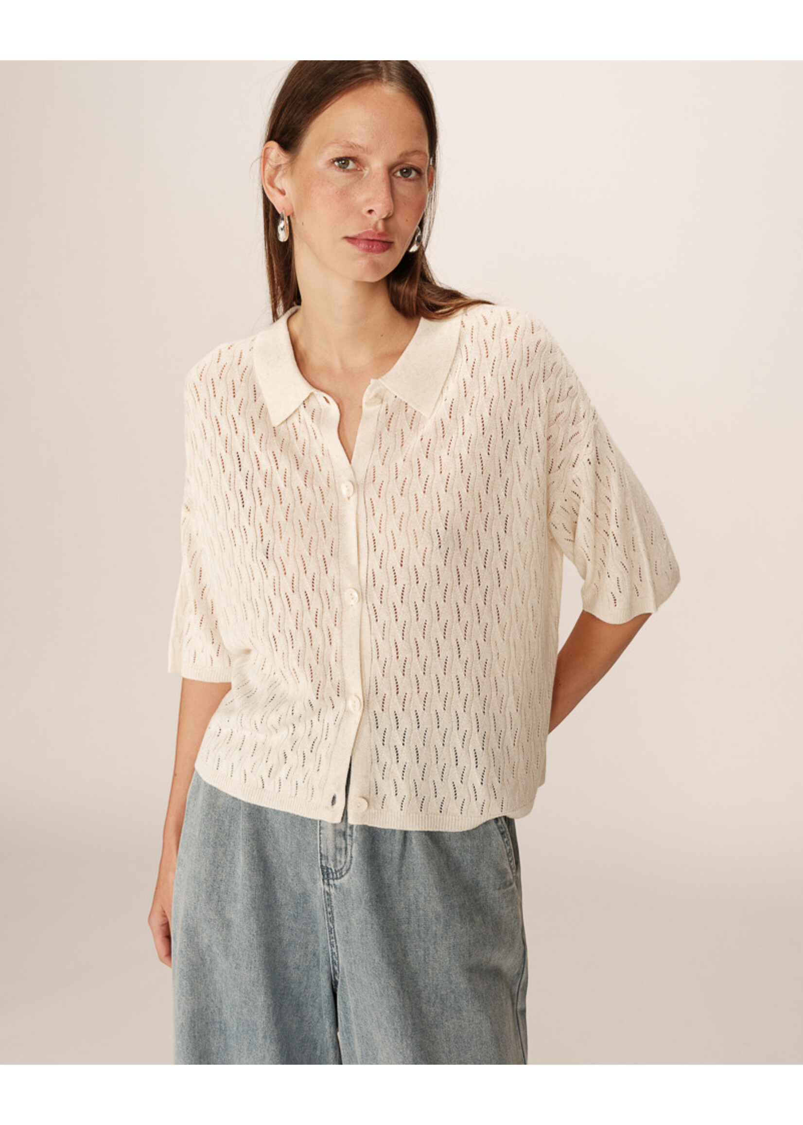 Grace and Mila Grace & Mila Cardigan Pao - Écru