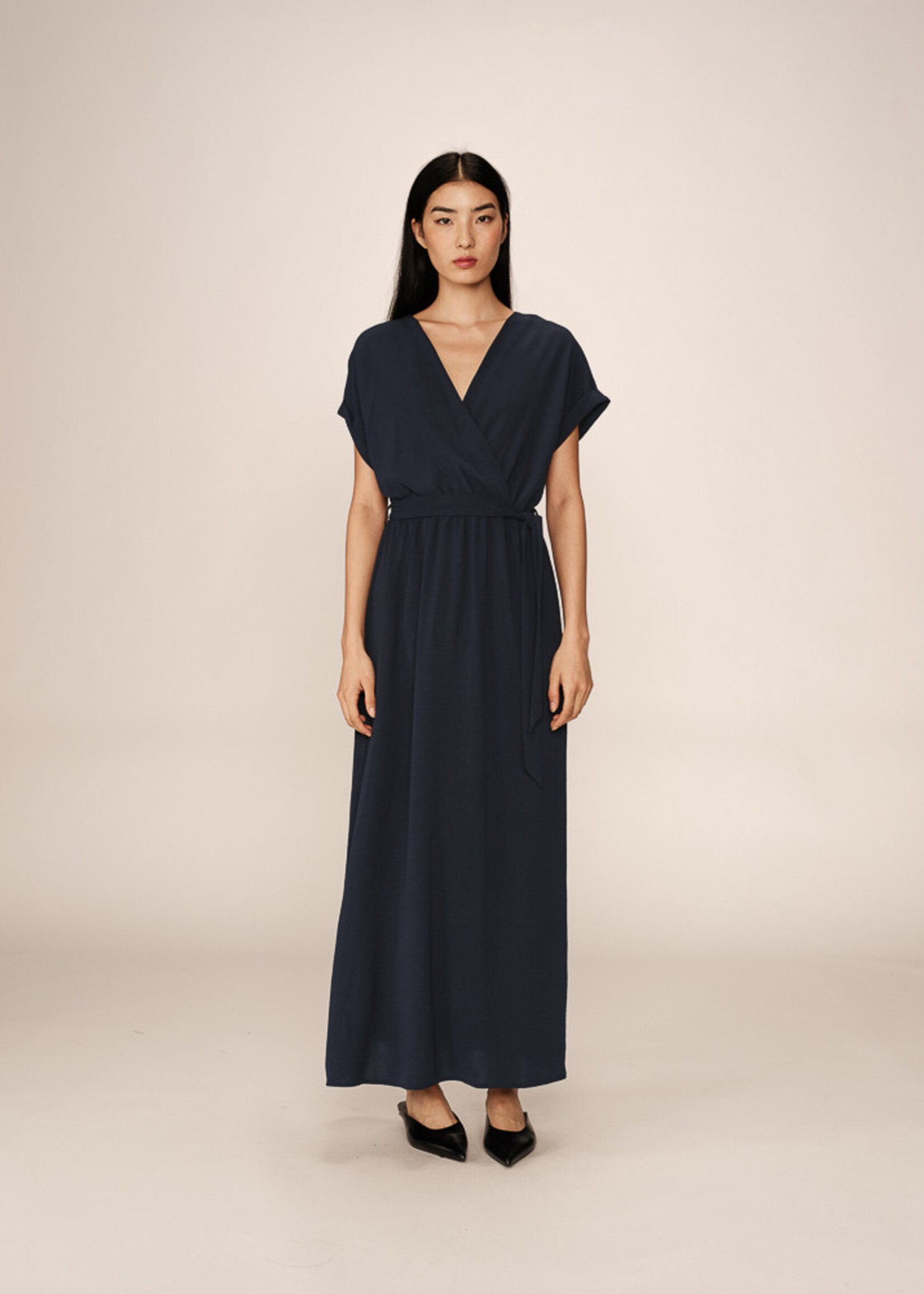 Grace and Mila Grace & Mila Robe Longue Papillon - Marine