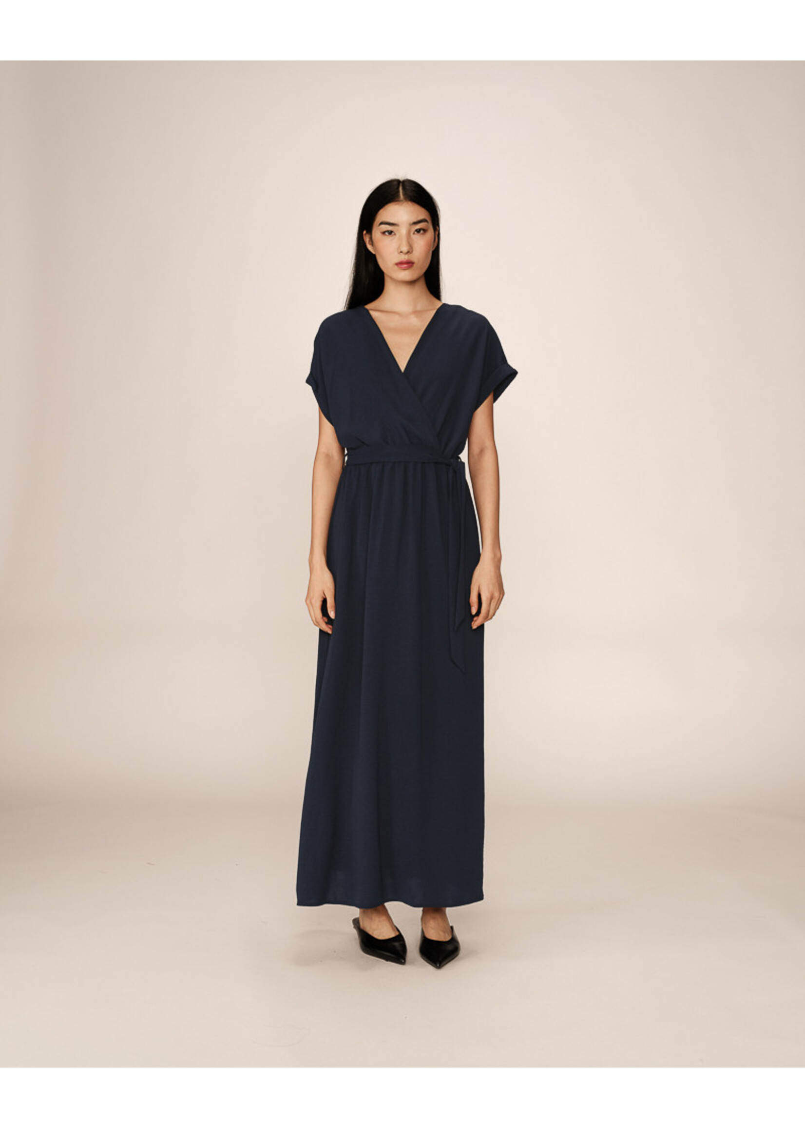 Grace and Mila Grace & Mila Robe Longue Papillon - Marine