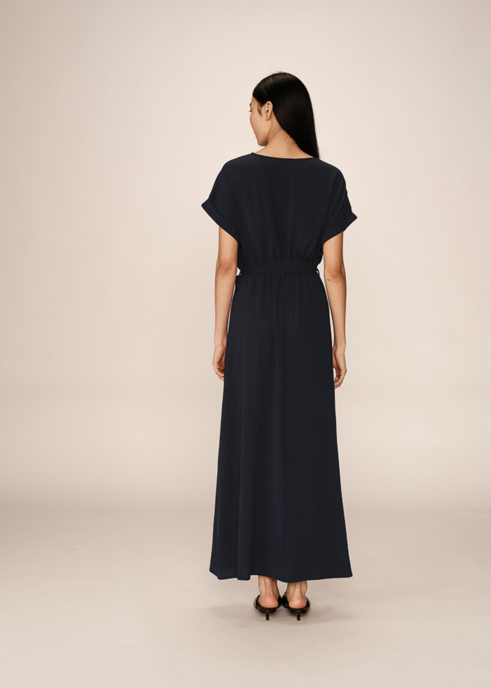 Grace and Mila Grace & Mila Robe Longue Papillon - Marine