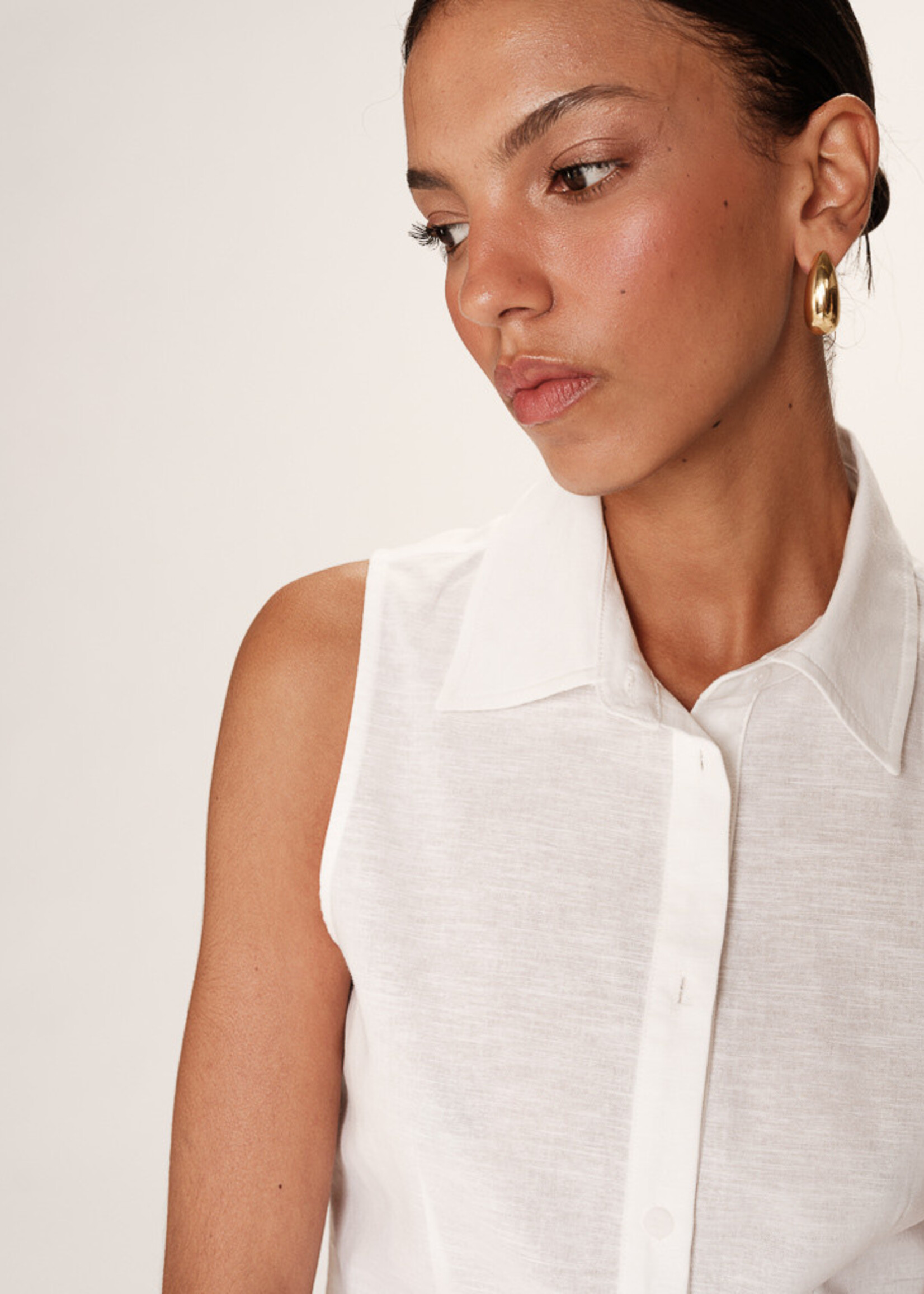 Grace and Mila Grace & Mila Renee Shirt - Ecru