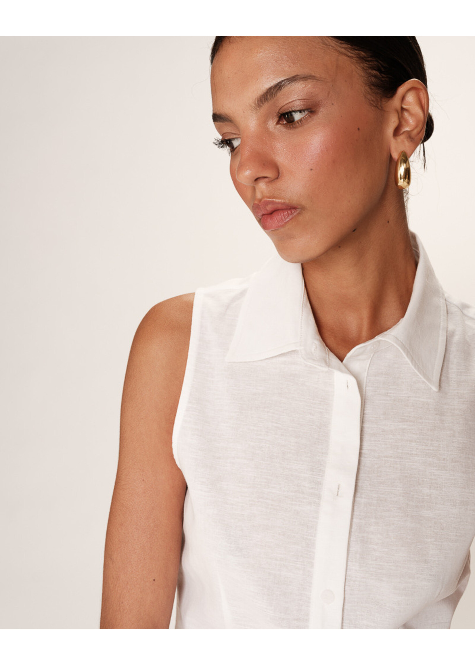 Grace and Mila Grace & Mila Renee Shirt - Ecru