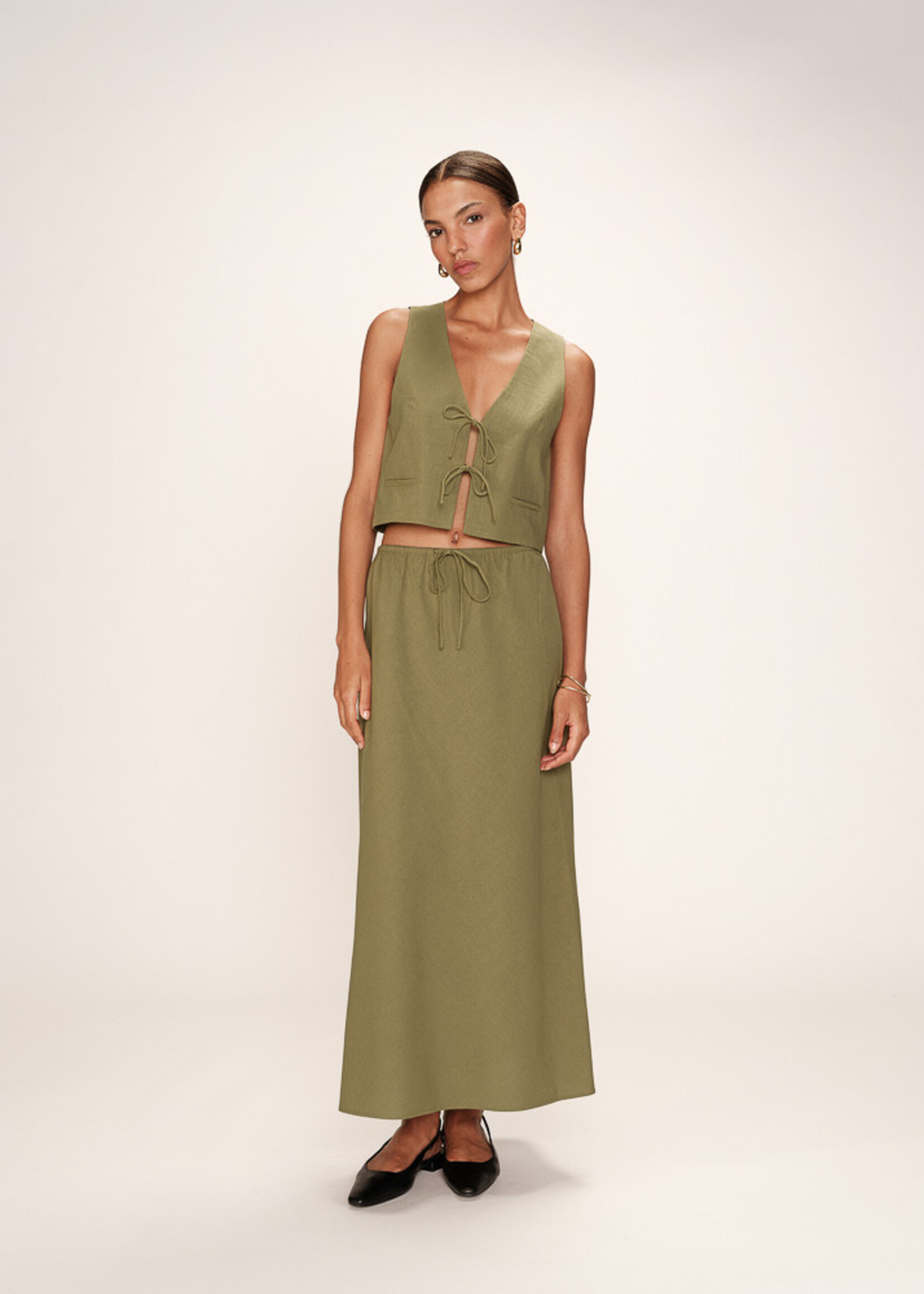 Grace and Mila Grace & Mila Rousse Skirt - Green