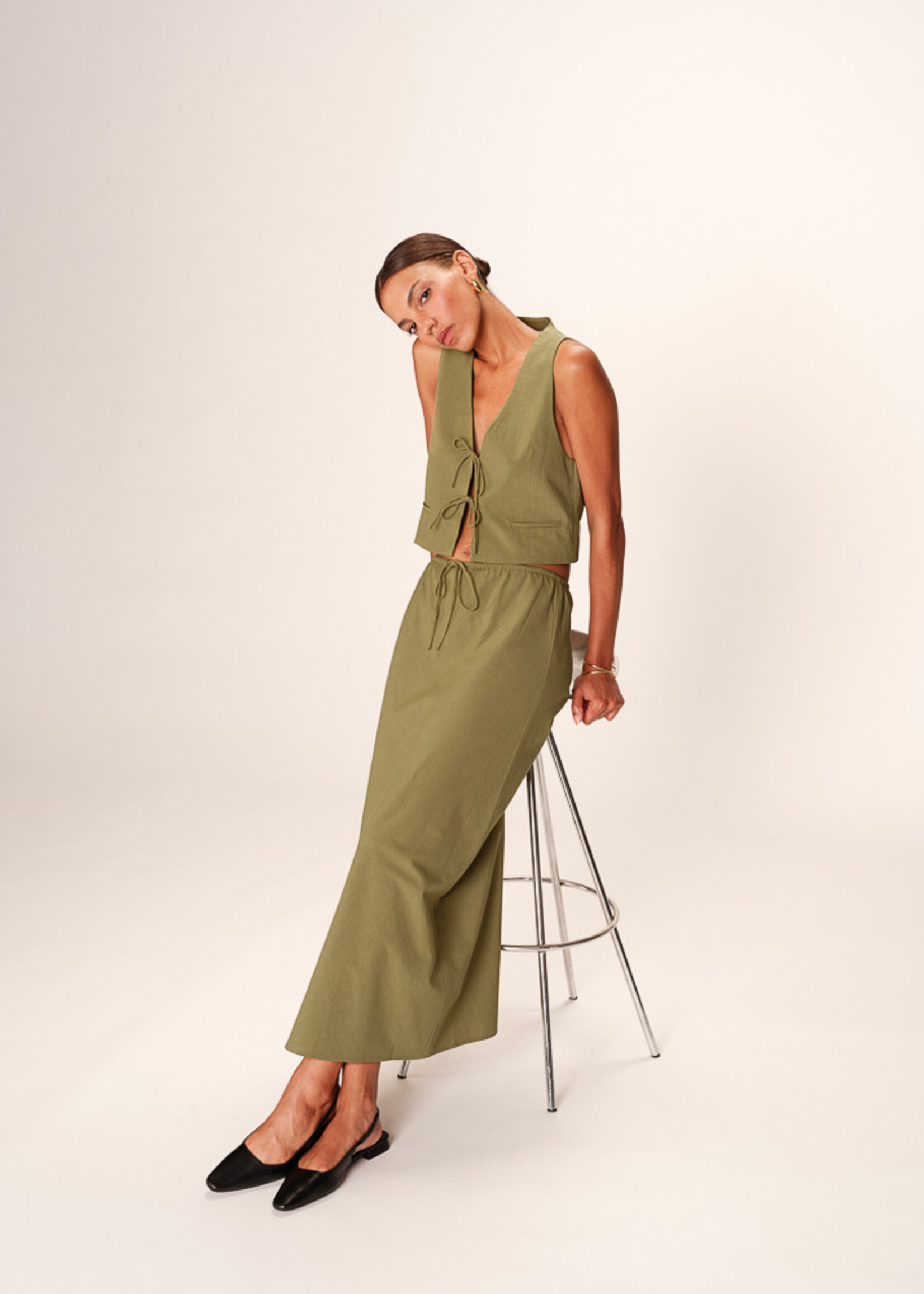 Grace and Mila Grace & Mila Rousse Skirt - Green