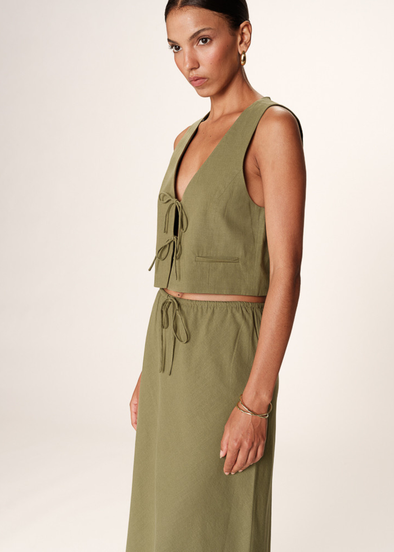 Grace and Mila Grace & Mila Rousse Skirt - Green