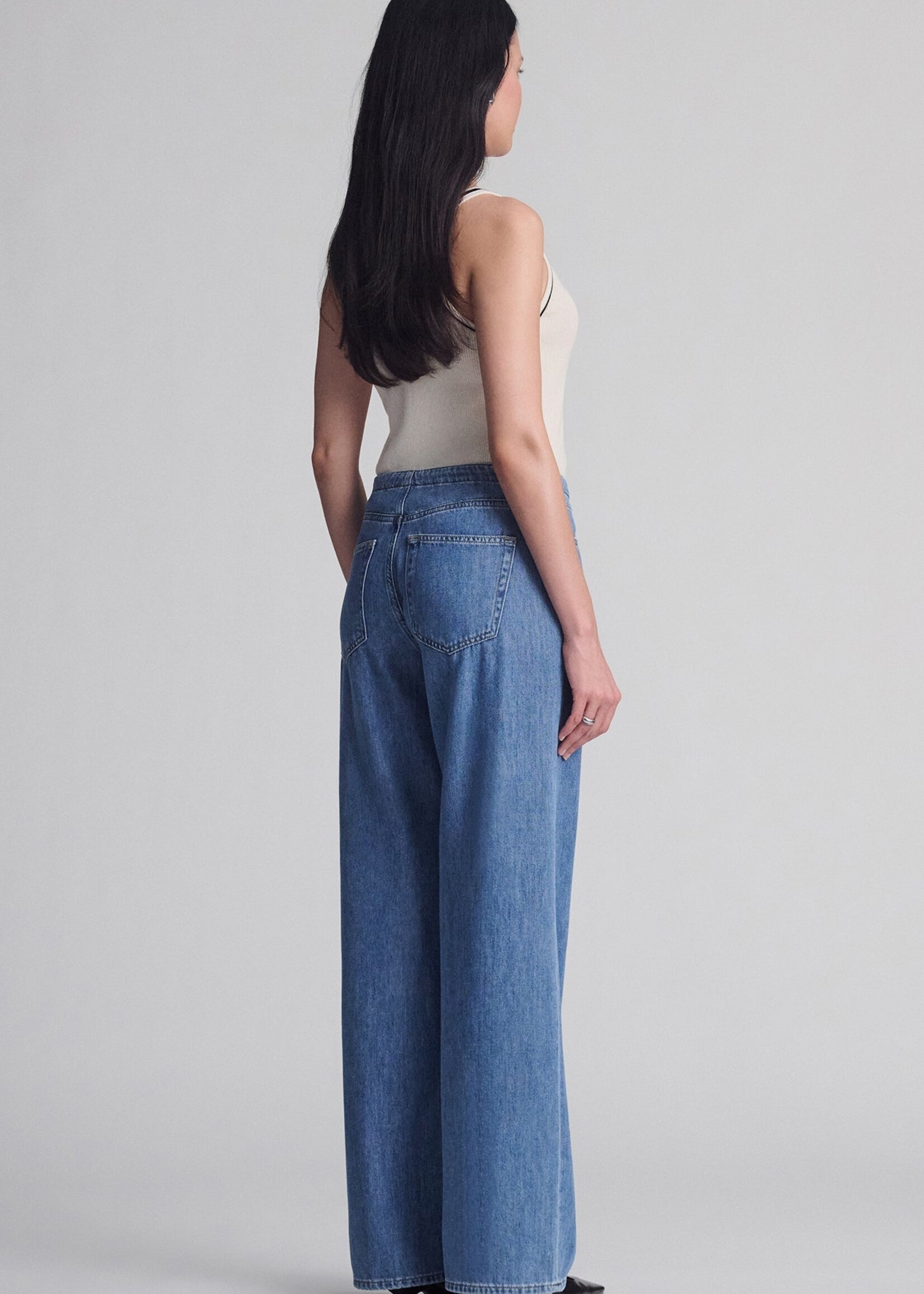Mavi MAVI Merly Wide Leg Jeans - Mid Well Blue