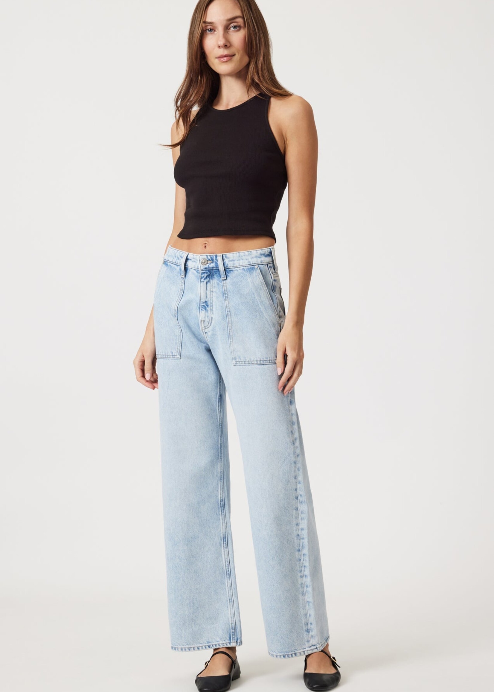 Mavi MAVI Catalina Straight Leg Jeans - Bleached Well Blue