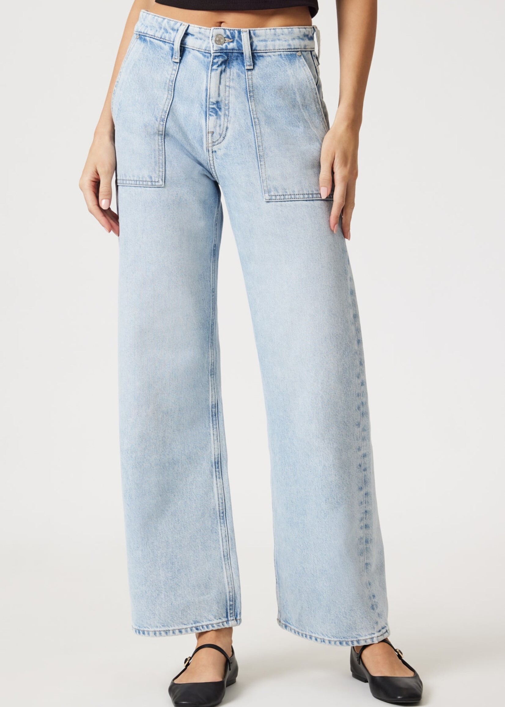 Mavi MAVI Jean Droit Catalina - Bleached Well Blue