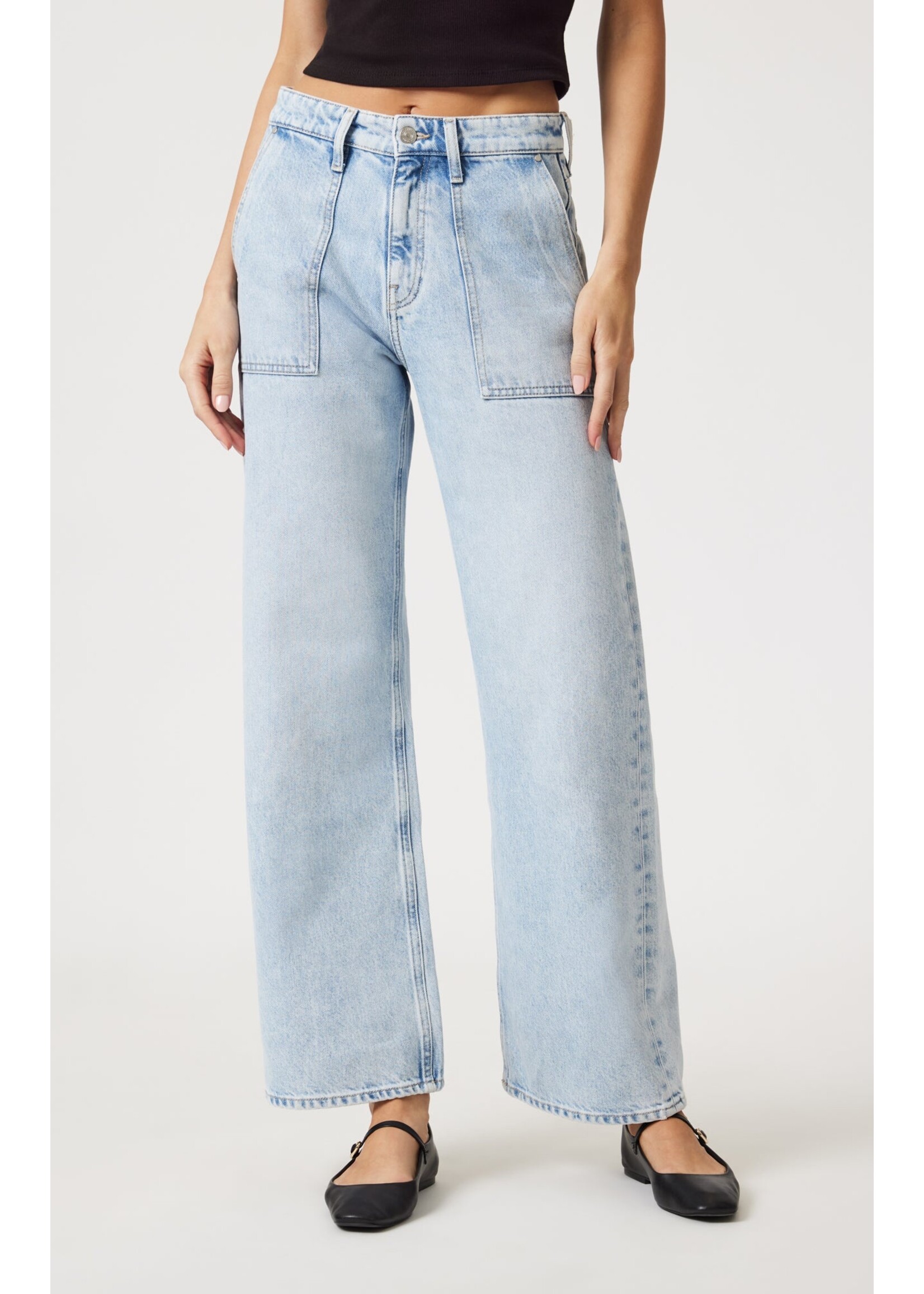 Mavi MAVI Jean Droit Catalina - Bleached Well Blue