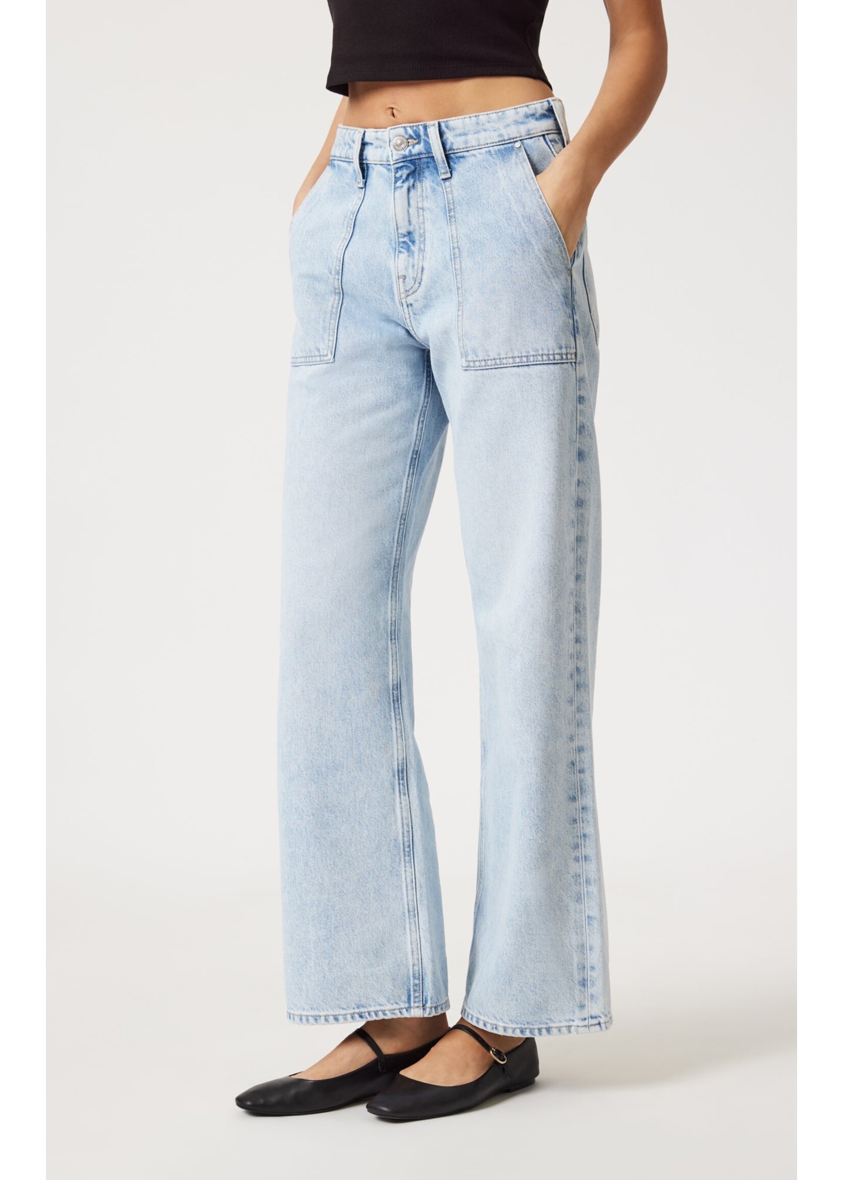 Mavi MAVI Catalina Straight Leg Jeans - Bleached Well Blue