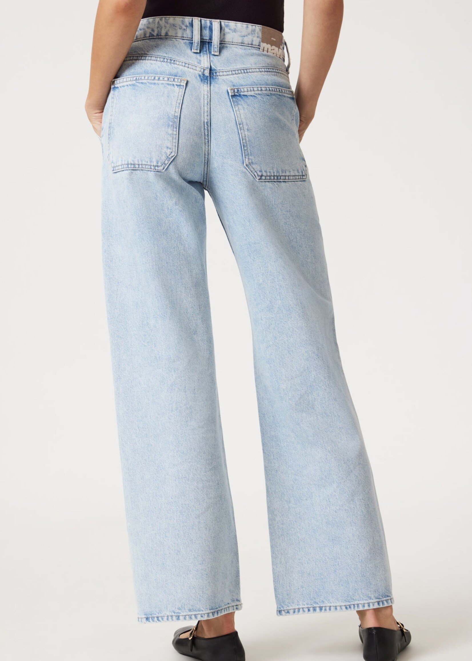 Mavi MAVI Catalina Straight Leg Jeans - Bleached Well Blue