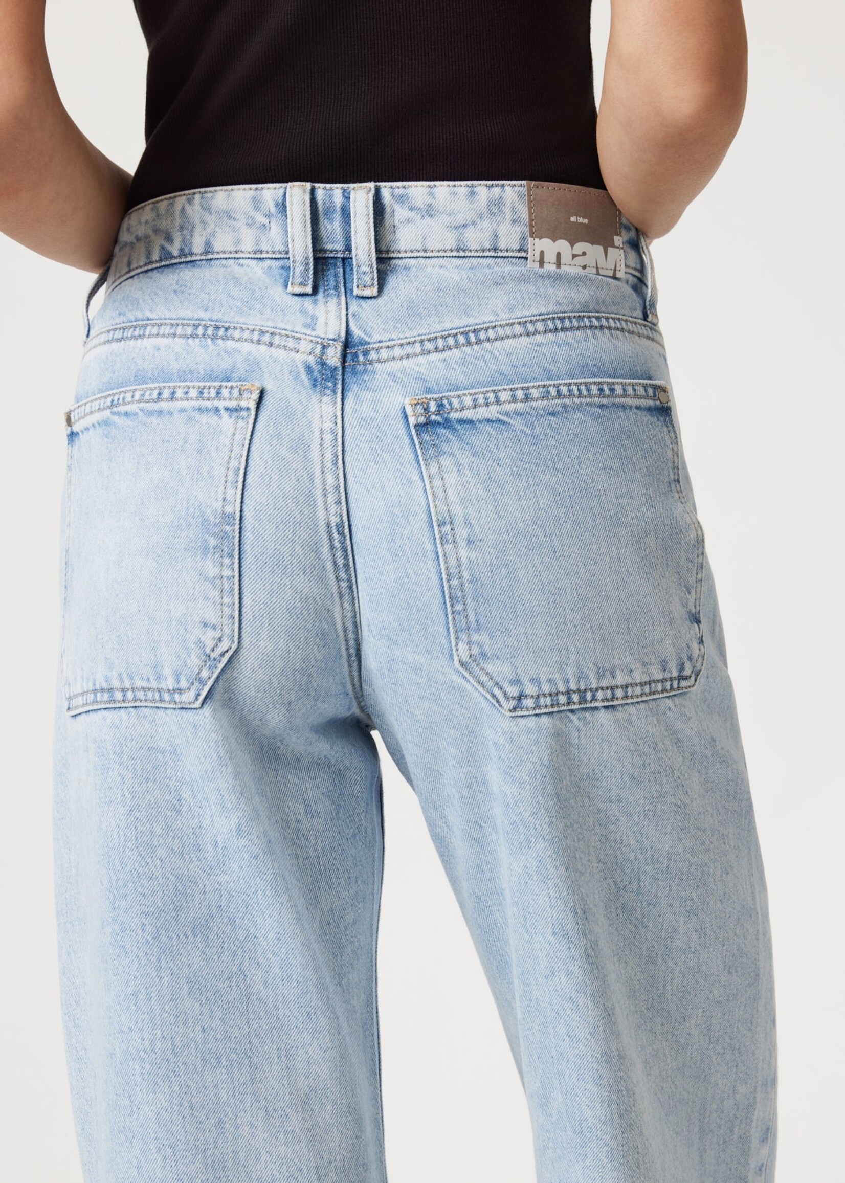 Mavi MAVI Catalina Straight Leg Jeans - Bleached Well Blue