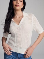 Mavi MAVI Pull Polo En Tricot - Antique White